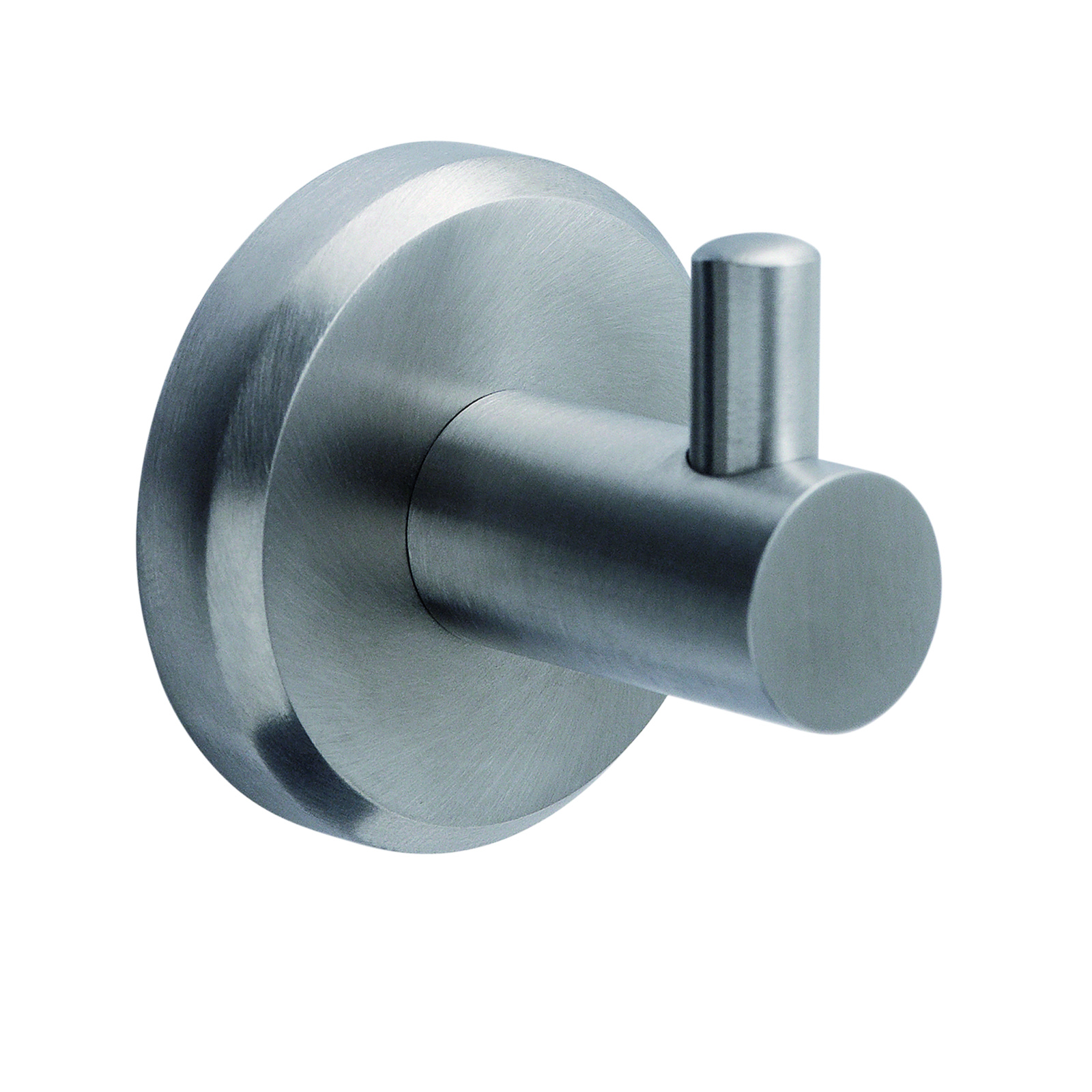 Patère 1 tête inox brossé fixation invisible PRESTO - 60355