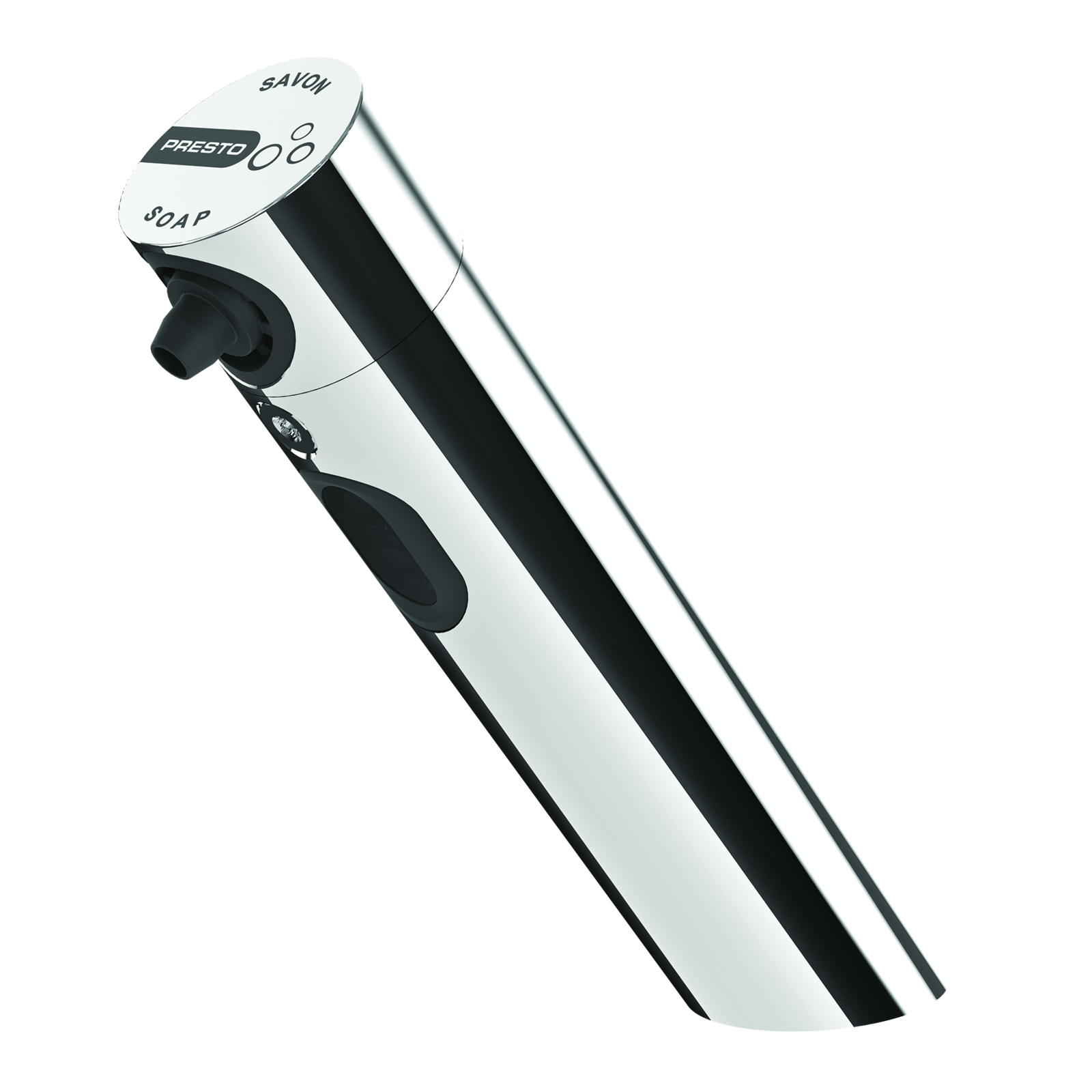 Distributeur savon liquide et mousse 1 L sans contact chrome secteur PRESTO - 60382