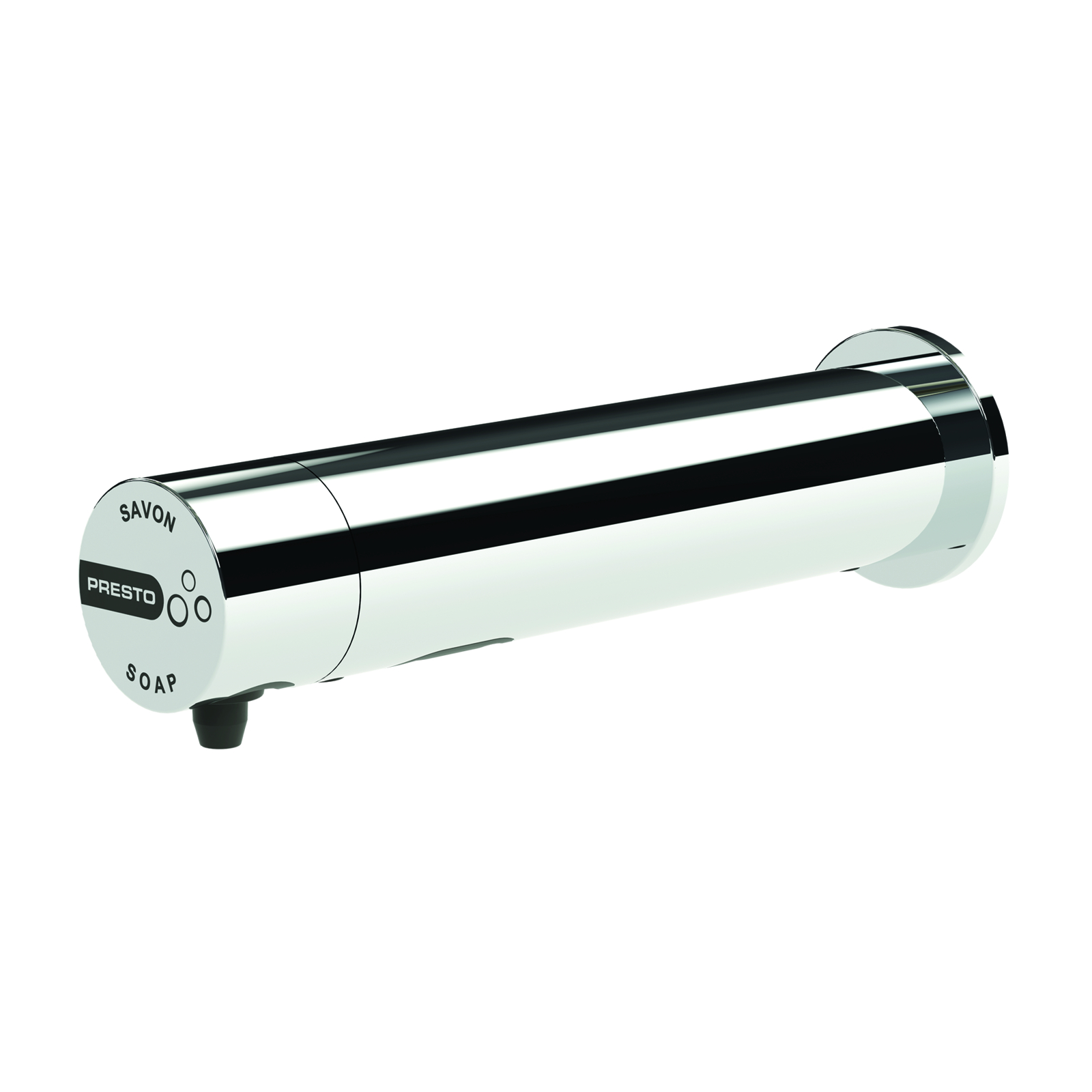 Distributeur savon liquide mural sans contact 1 L chrome secteur PRESTO - 60384