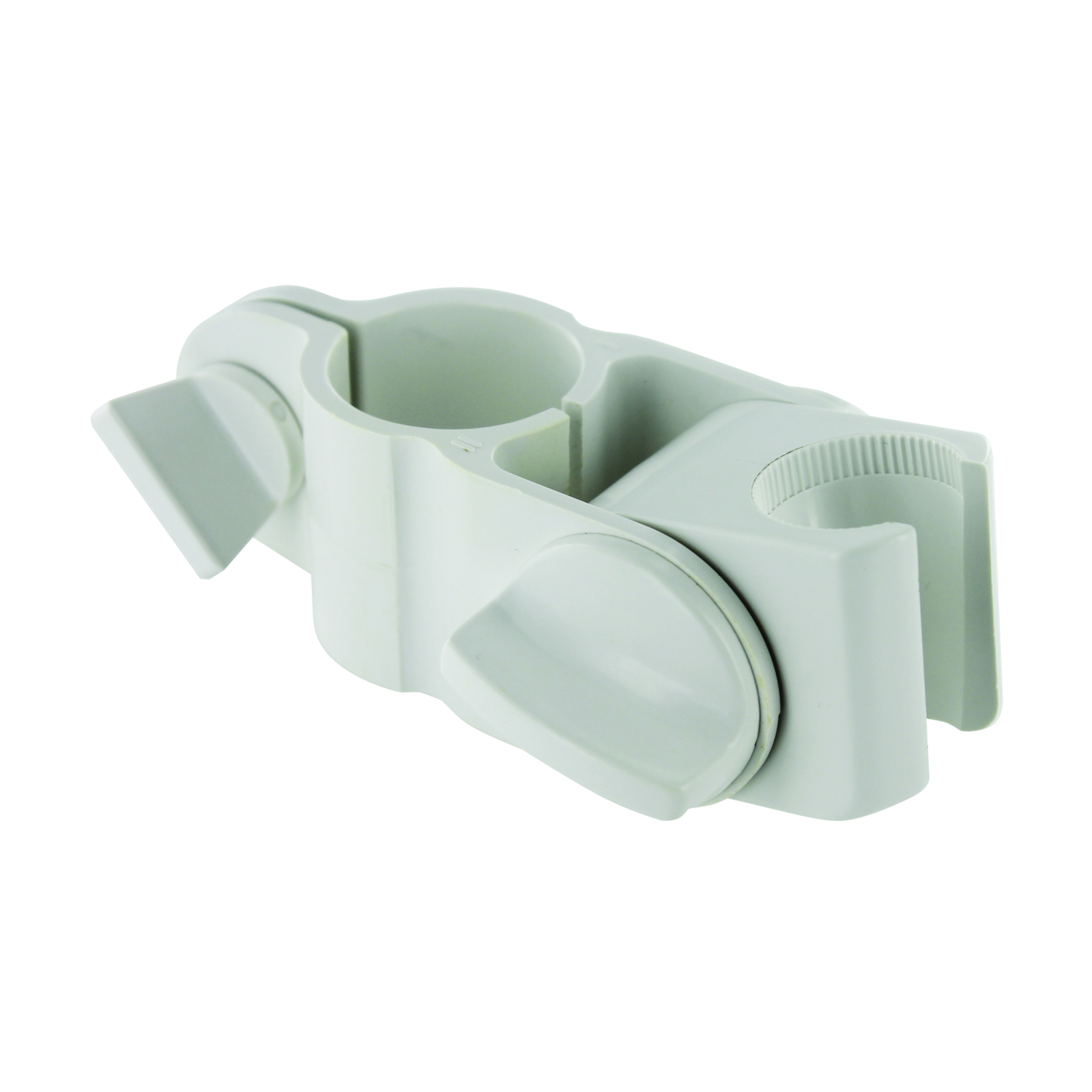 Support de douchette coulisseau réglable 34 mm ABS blanc PRESTO - 60461