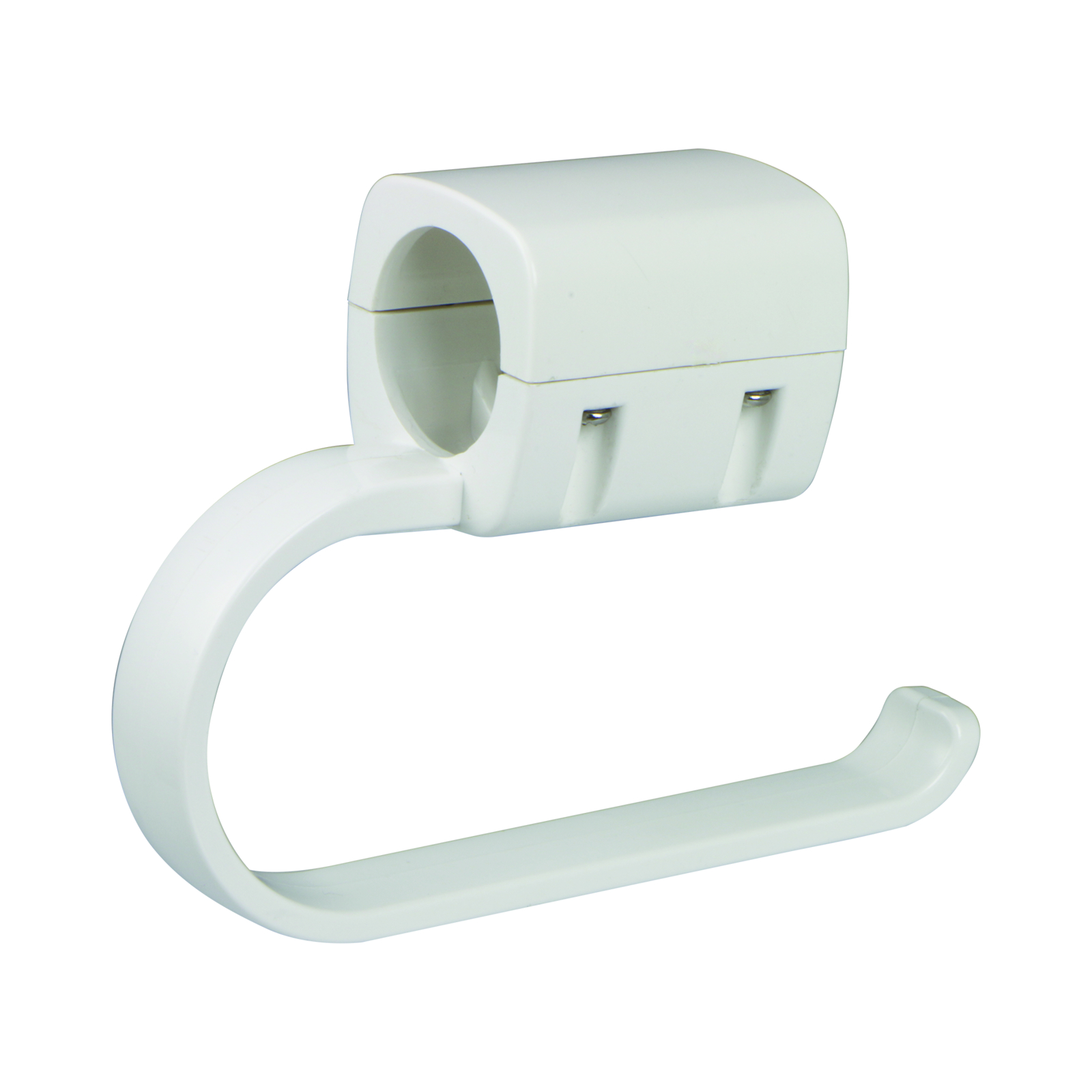 Porte-rouleau barre Ø34 mm ABS blanc PRESTO - 60470