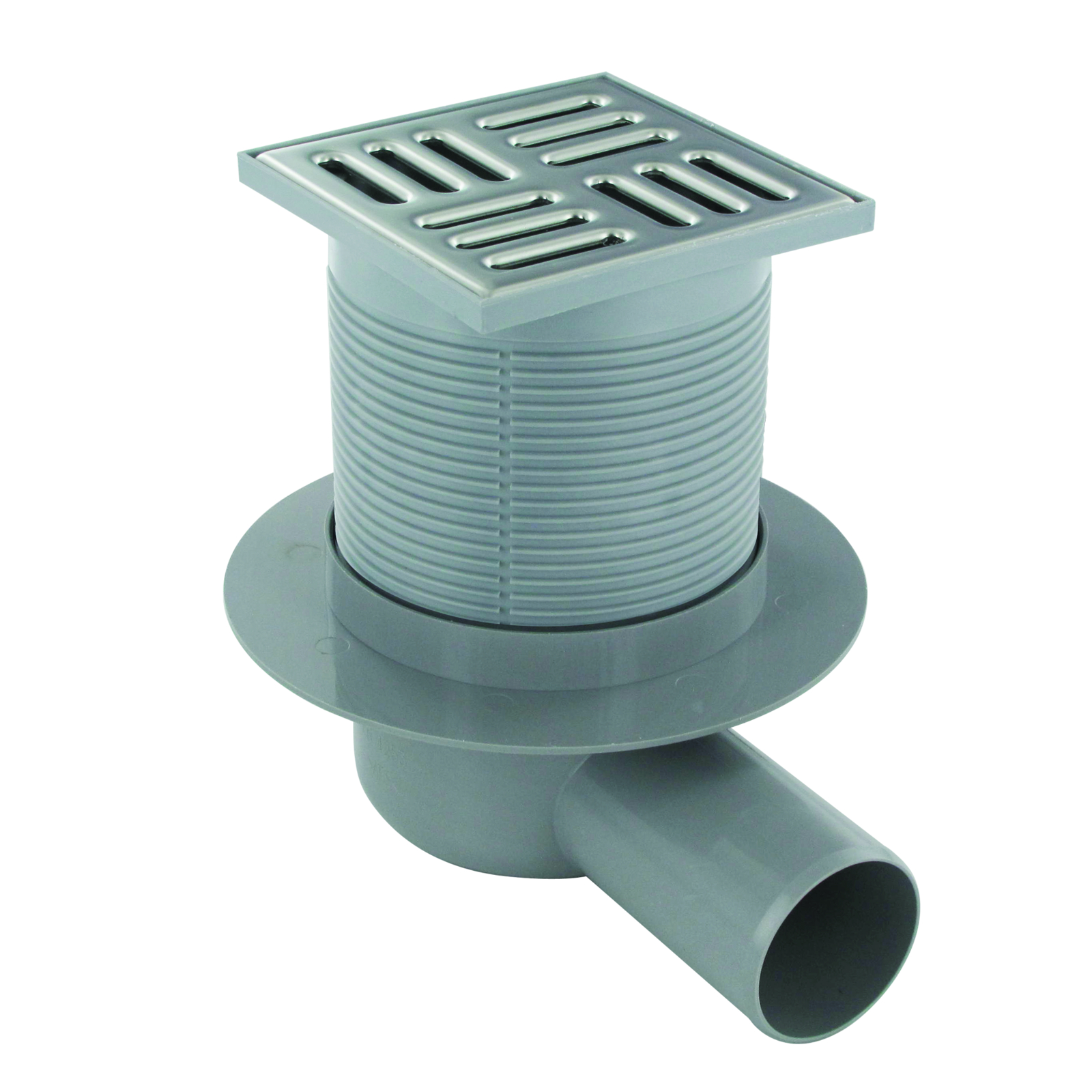 Siphon de sol 105x105 mm sortie horizontale Ø50 48 l/min PRESTO - 60475