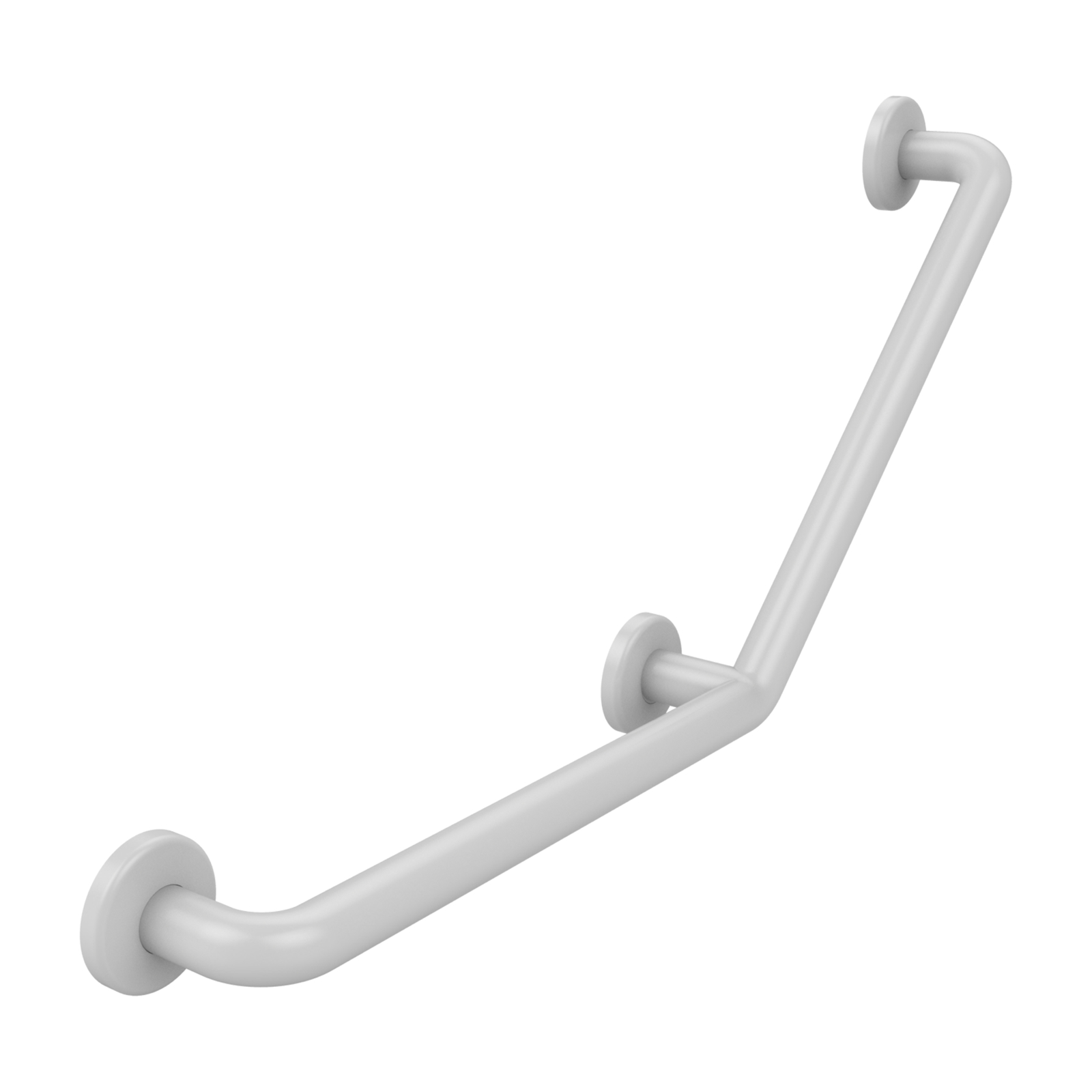 Barre d’appui 135° acier époxy blanc Ø32 mm 400 x 400 mm PRESTO - 60529