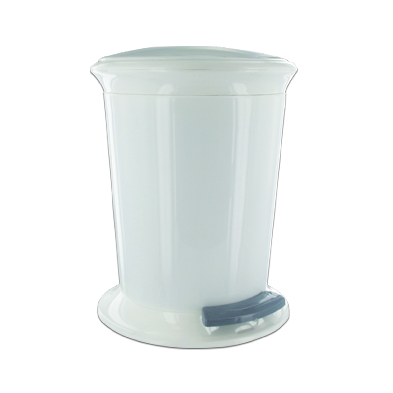 Poubelle au sol à pédale 5 L ABS blanc PRESTO - 60630