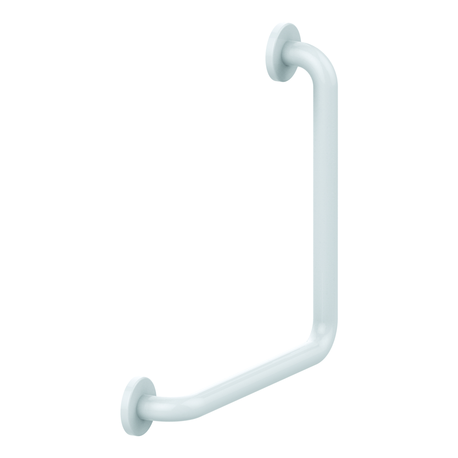 Barre coudée 90° ø34 mm aluminium ABS antibactérien 300 x 300 mm PRESTO - 60715