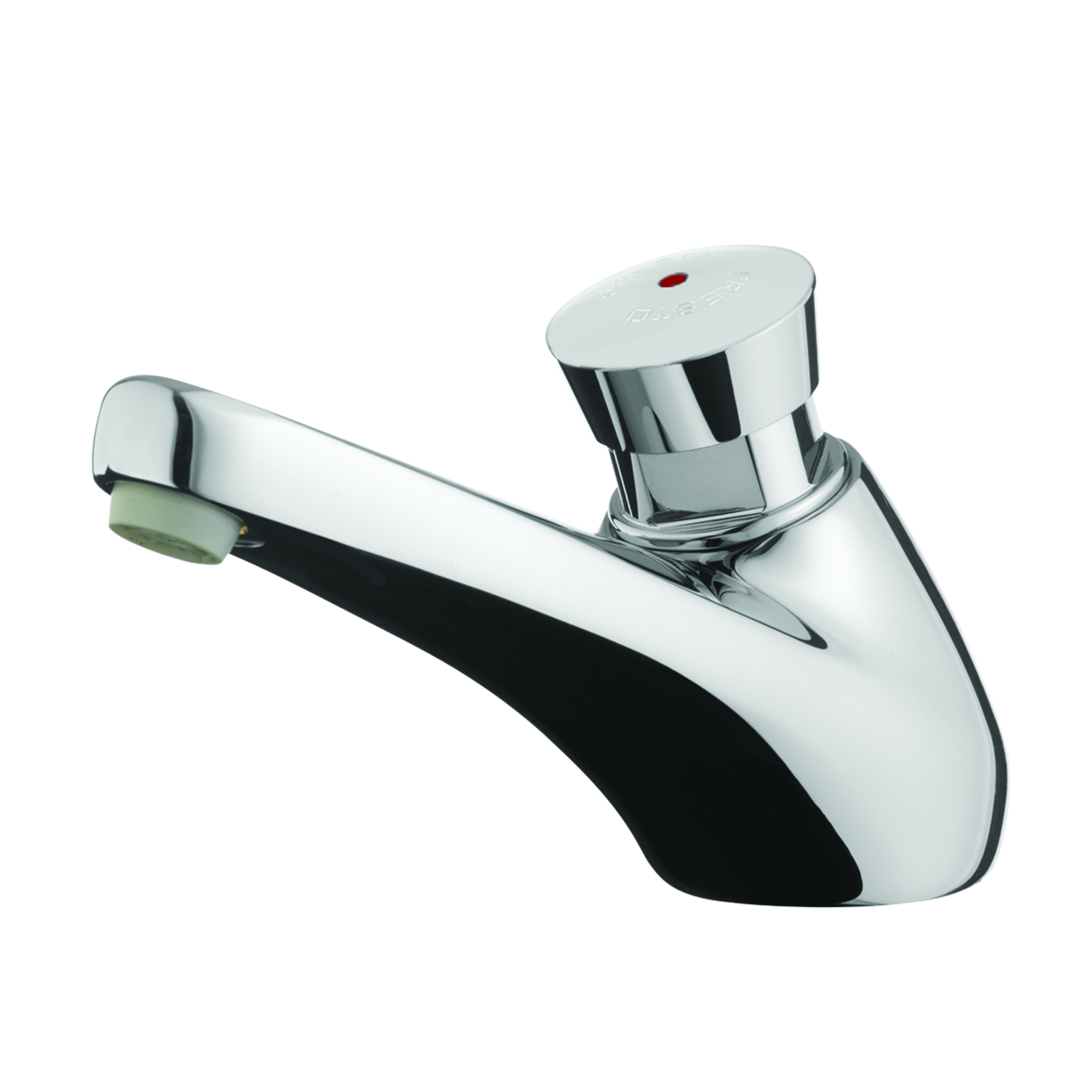 Robinet simple lavabo temporisé 15s chaud G1/2 sur plage PRESTO - 64622