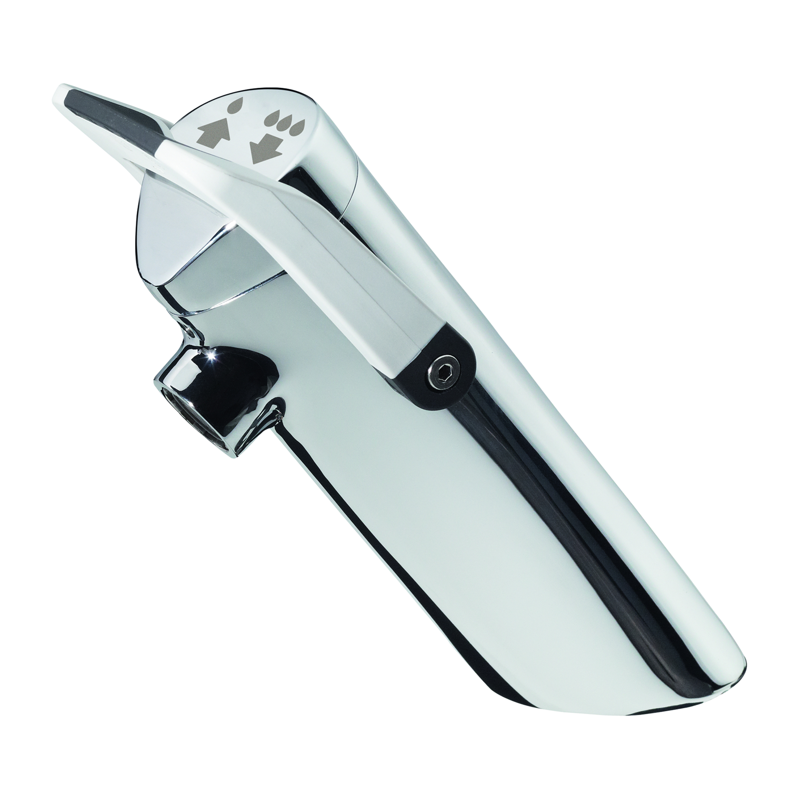 Robinet lavabo temporisé double 7/11 sec 1,9 l/min gris PRESTO - 64704