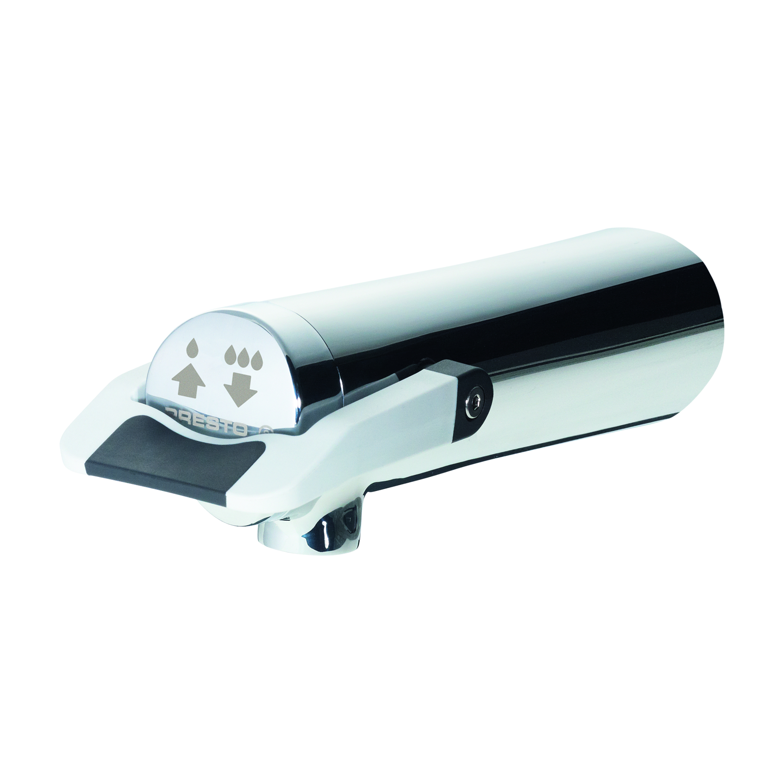 Robinet lavabo mural double temporisation 7/11 sec 1,9 l/min gris PRESTO - 64709