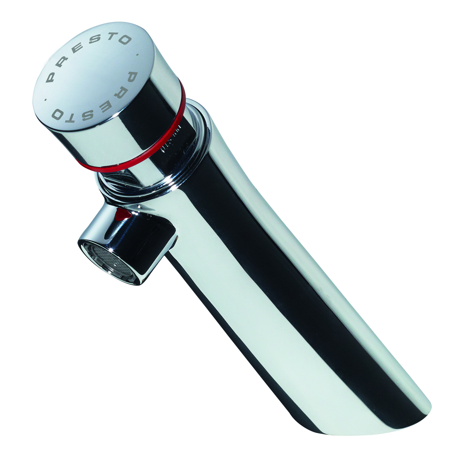 Robinet lavabo simple temporisé 7 sec 3 l/min chrome PRESTO - 65015