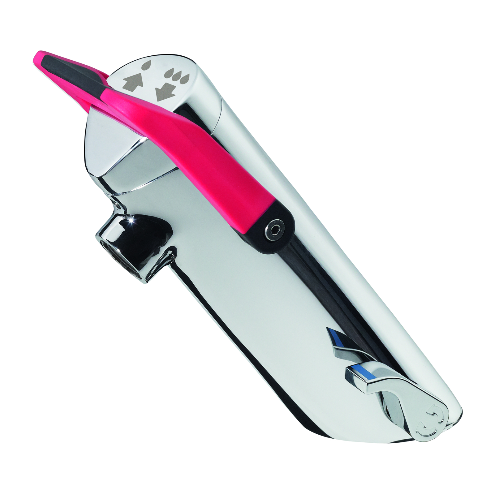 Mitigeur lavabo temporisé 7/11 sec 3 l/min manette framboise PRESTO - 68068