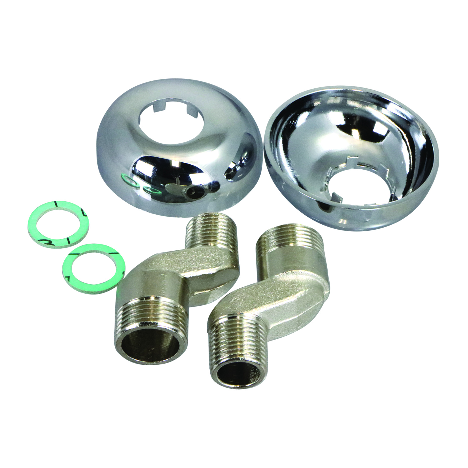 Raccord décalé 21 mm M1/2 x M3/4 rosace 70 mm PRESTO - 70221