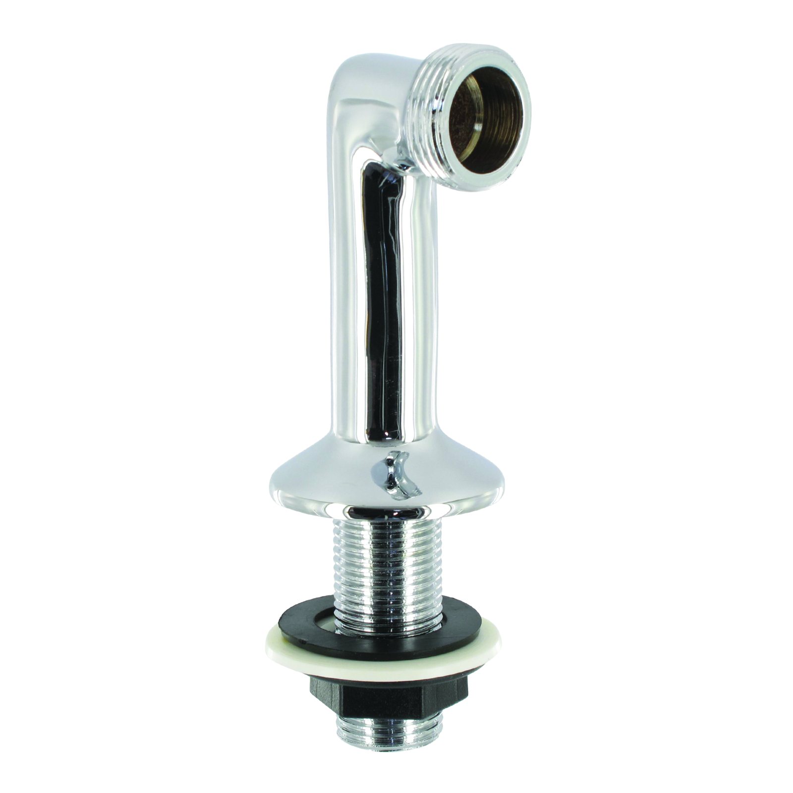 Colonnette à embase M1/2 x M3/4 inox avec écrou PRESTO - 70268