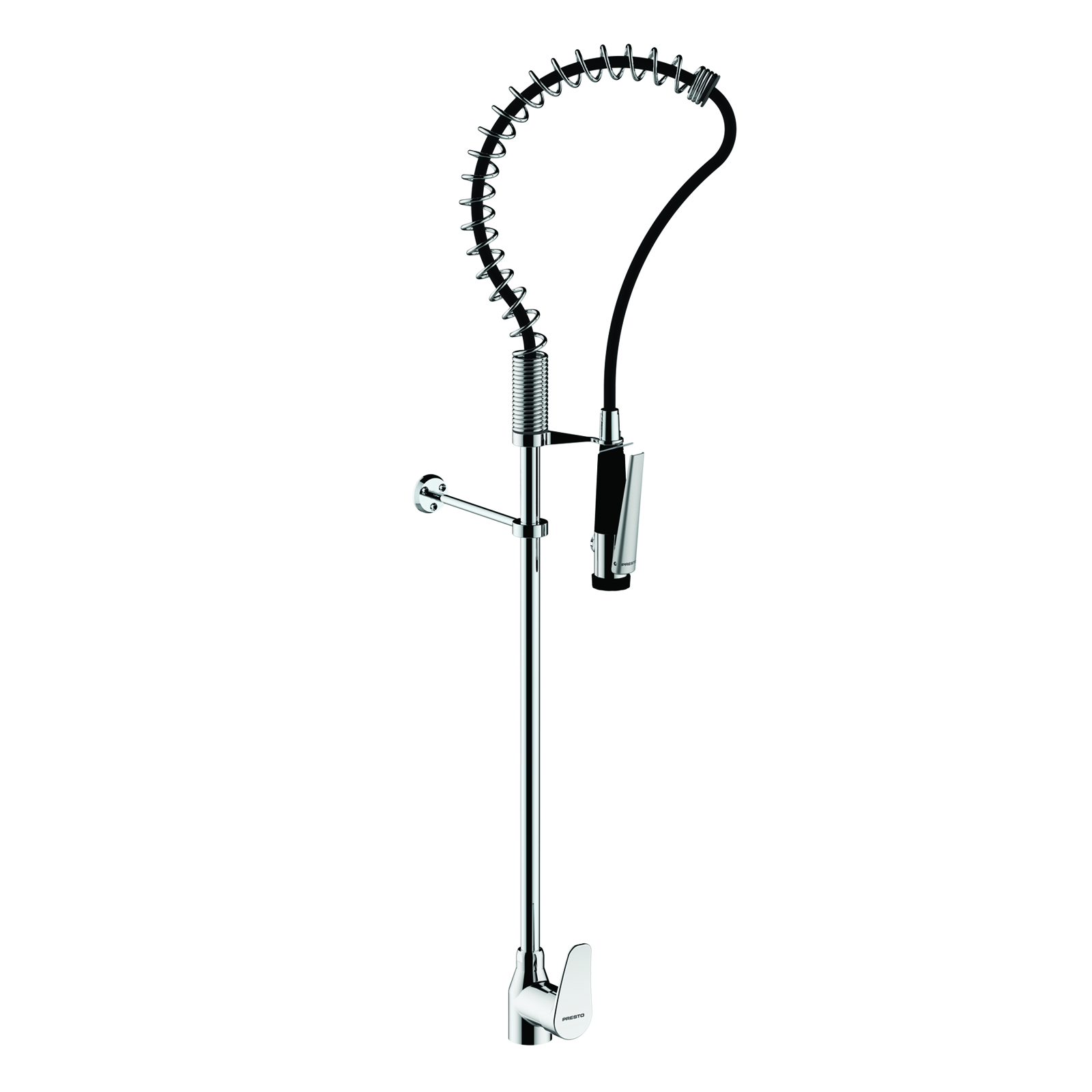 Colonne mitigeur sur plage avec douchette 2 jets réglable 632 mm PRESTO - 70810