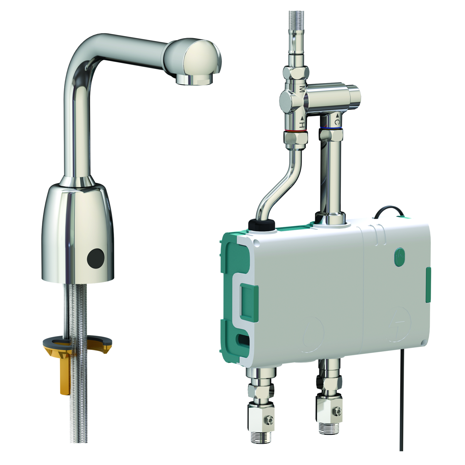 Kit boîtier électronique Mastermix débit 6l/min bec fixe S150 H150 secteur SANIFIRST - 74008