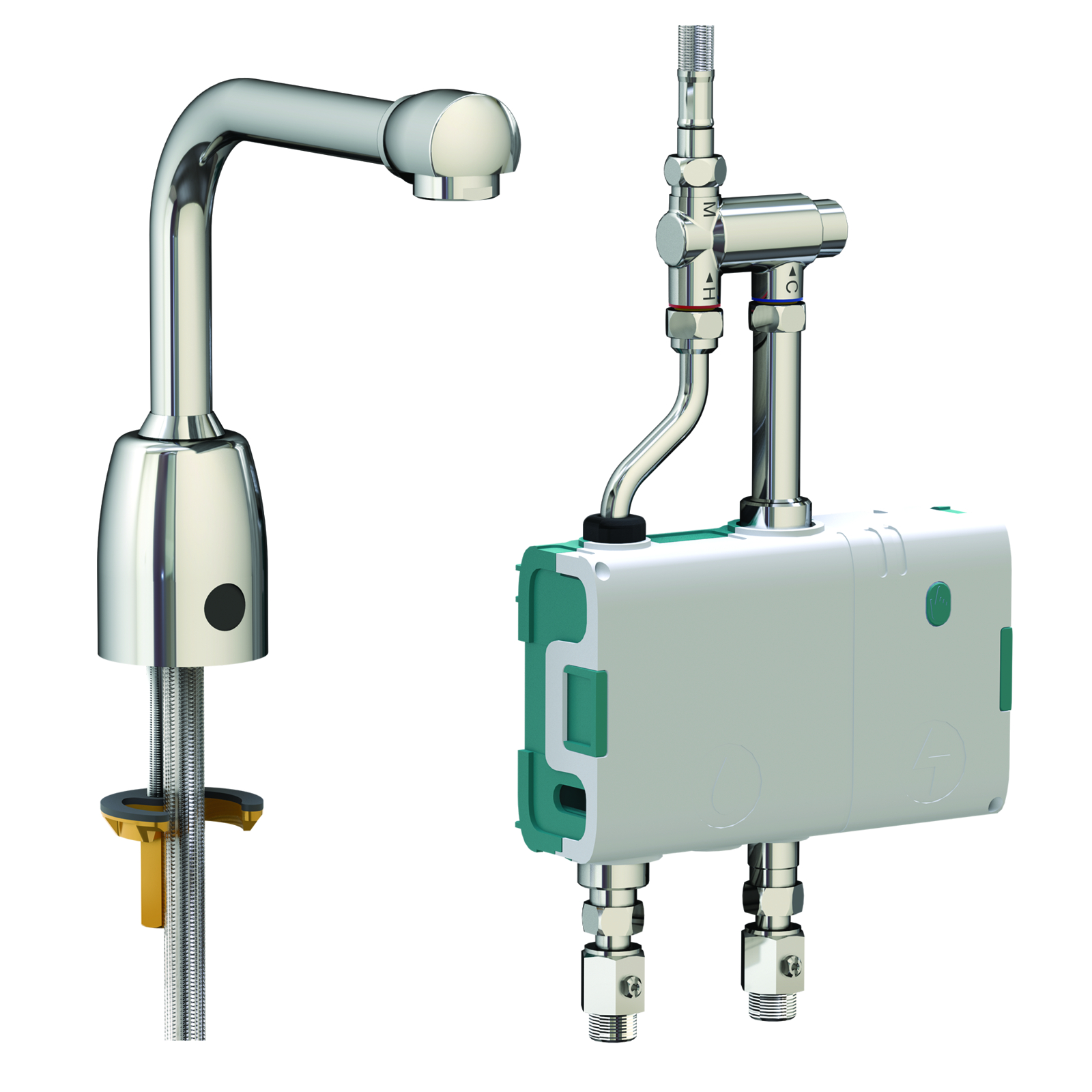 Kit boîtier électronique Mastermix rejet bec fixe S150 H150 piles non fournies SANIFIRST - 74009