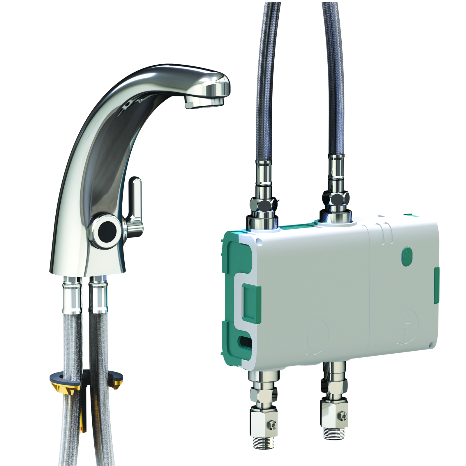 Kit boîtier électronique Mastermix mitigeur bec fixe S147 H122 version pile SANIFIRST - 74017