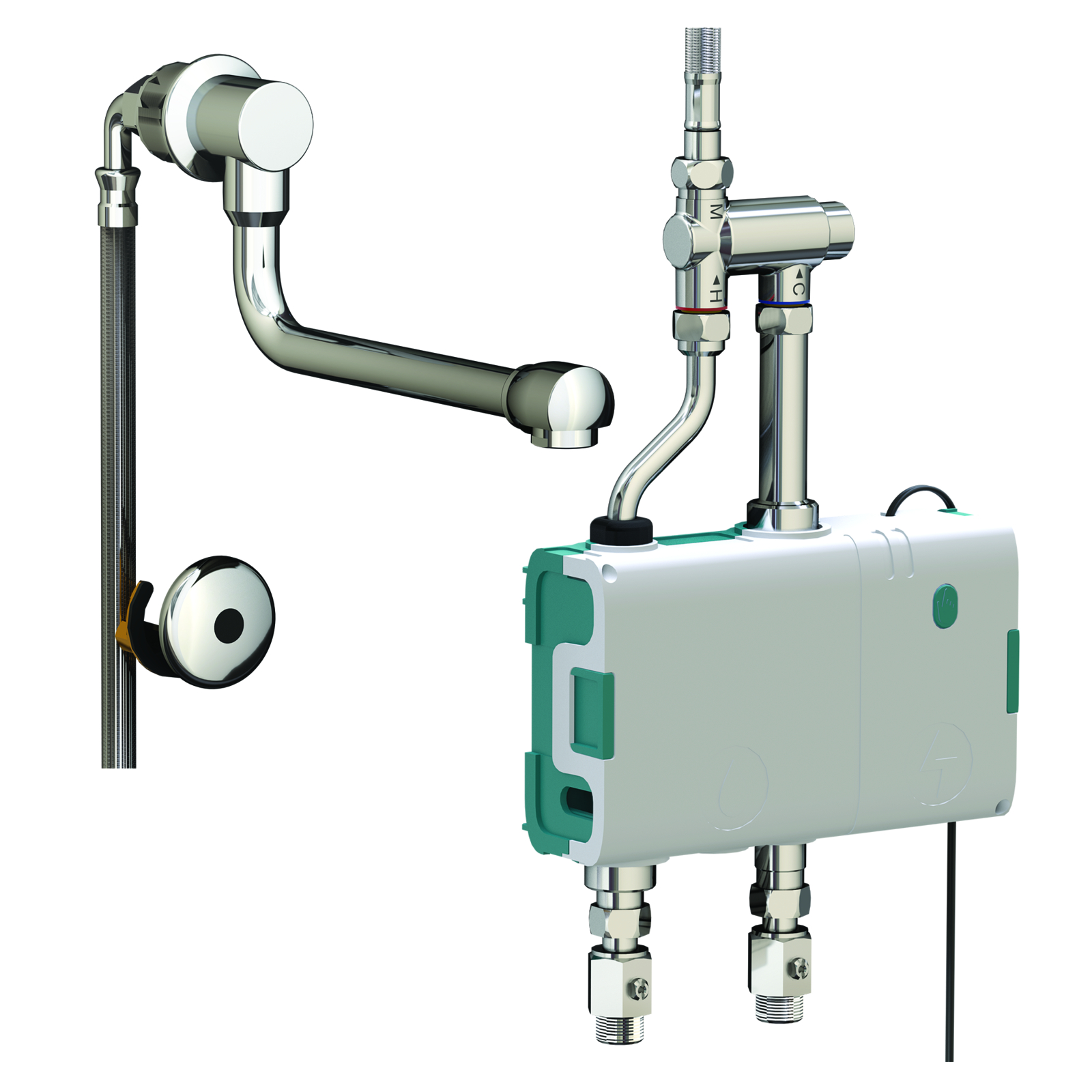 Kit boîtier électronique Mastermix avec rejet bec orientable S200 H95 230V 6l/min SANIFIRST - 74026