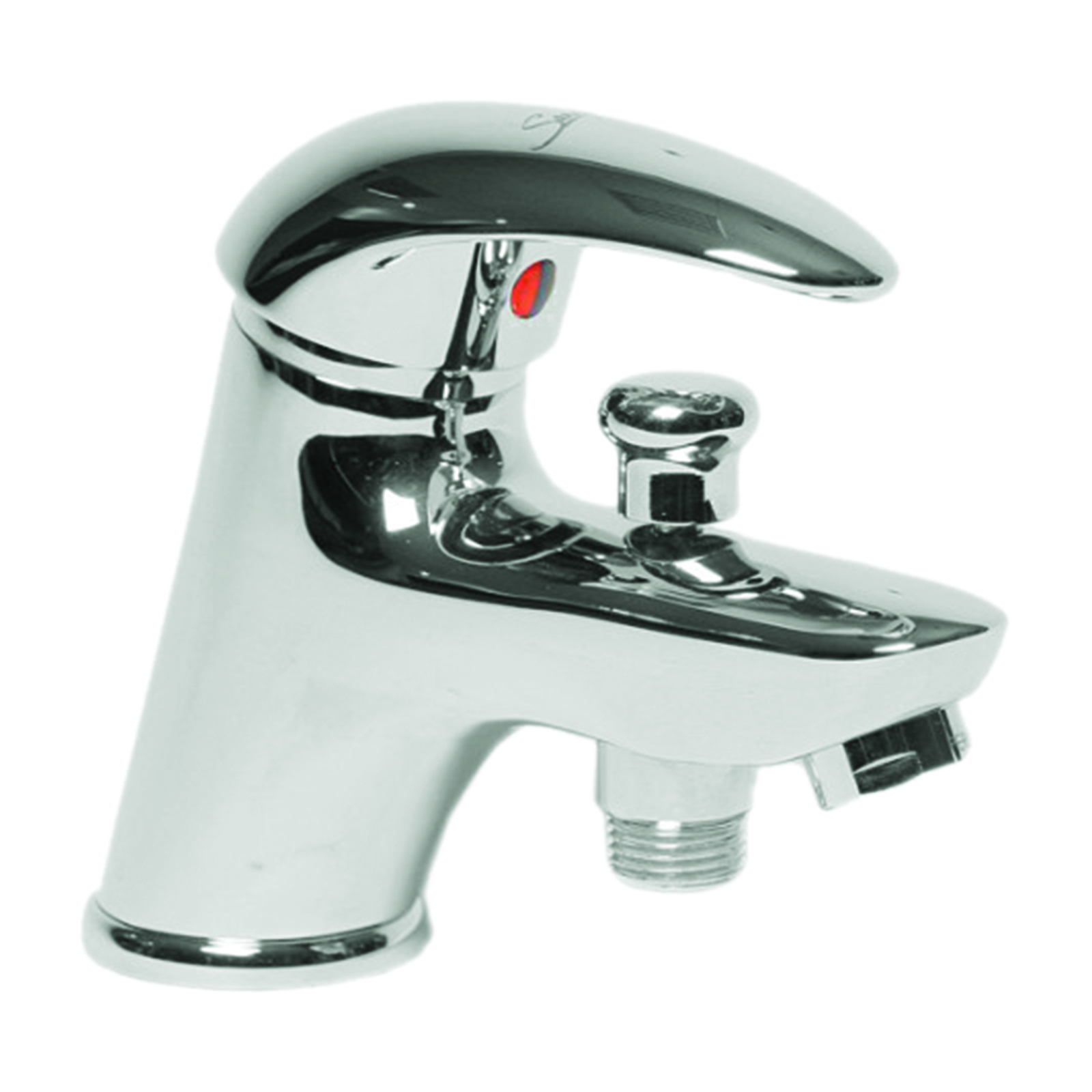 Mitigeur bain-douche monotrou avec manette pleine sur plage SANIFIRST - 75033