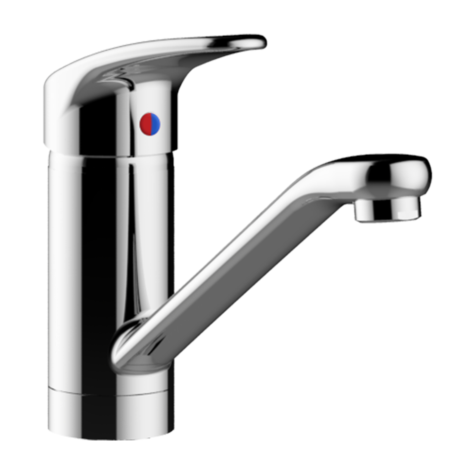 Mitigeur lavabo hospitalier céramique Ø40 h100 bec fixe ou orientable SANIFIRST - 75060