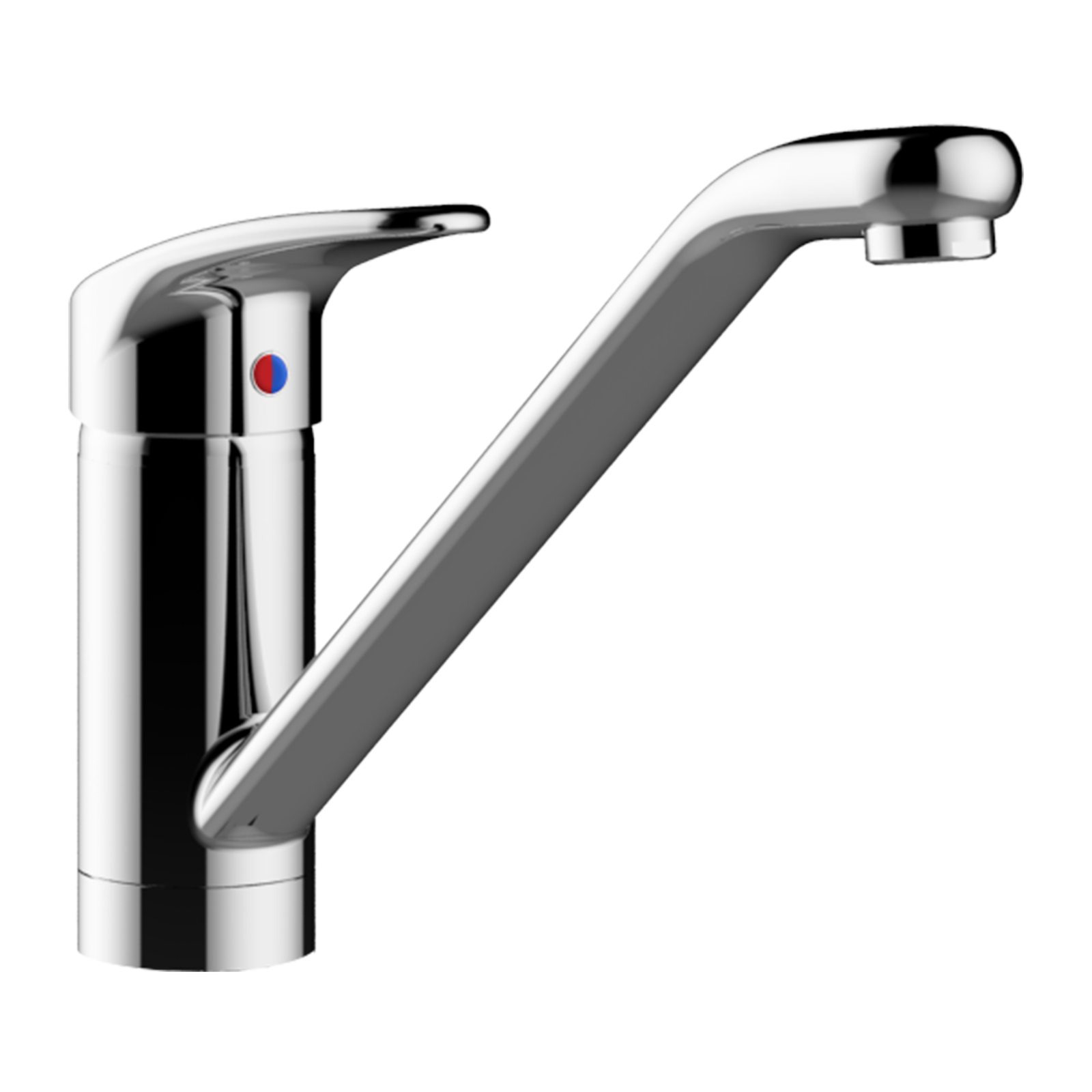 Mitigeur évier hospitalier céramique Ø40 h160 bec fixe ou orientable SANIFIRST - 75064