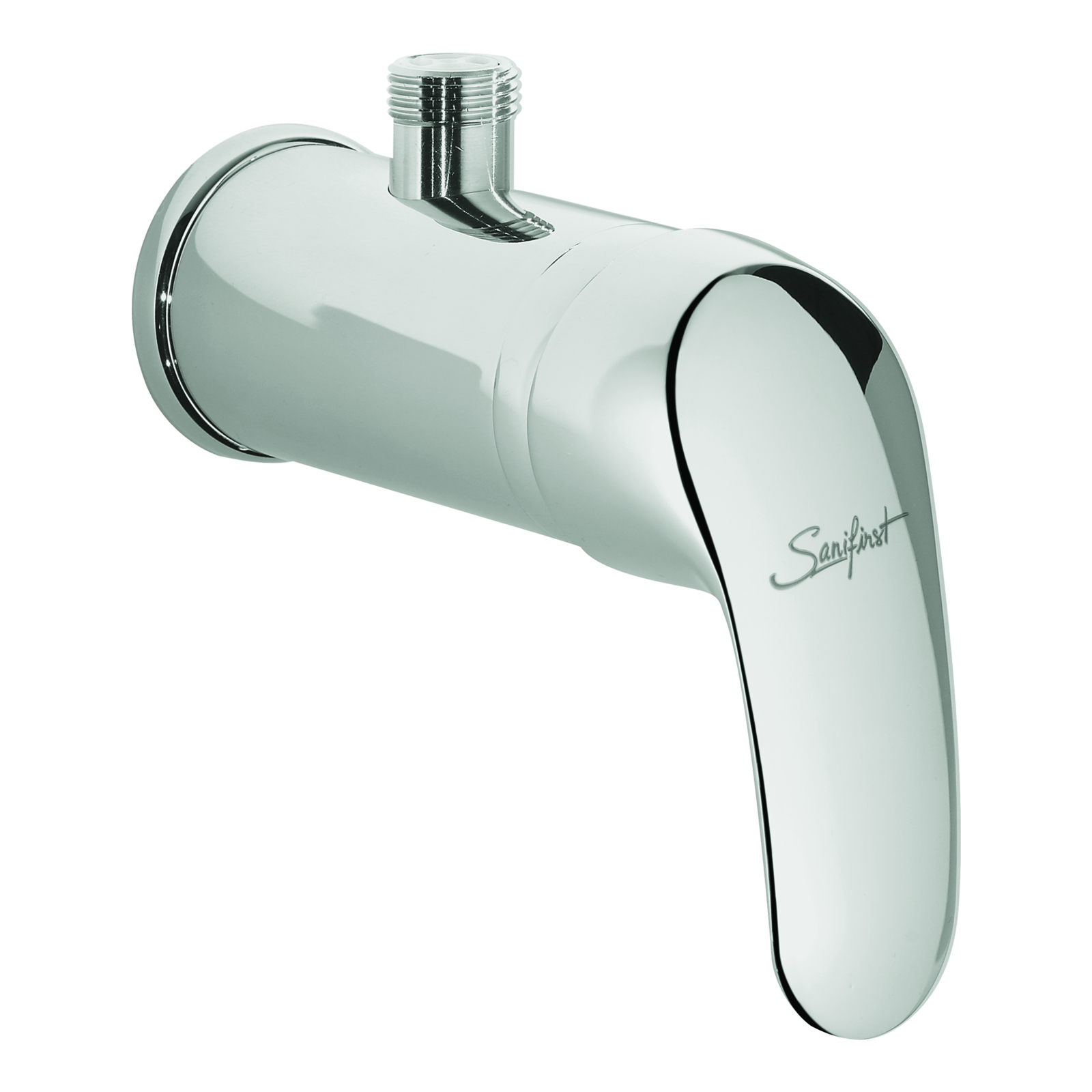 Mitigeur douche monotrou sortie haute manette basse flexible 350 mm SANIFIRST - 75078