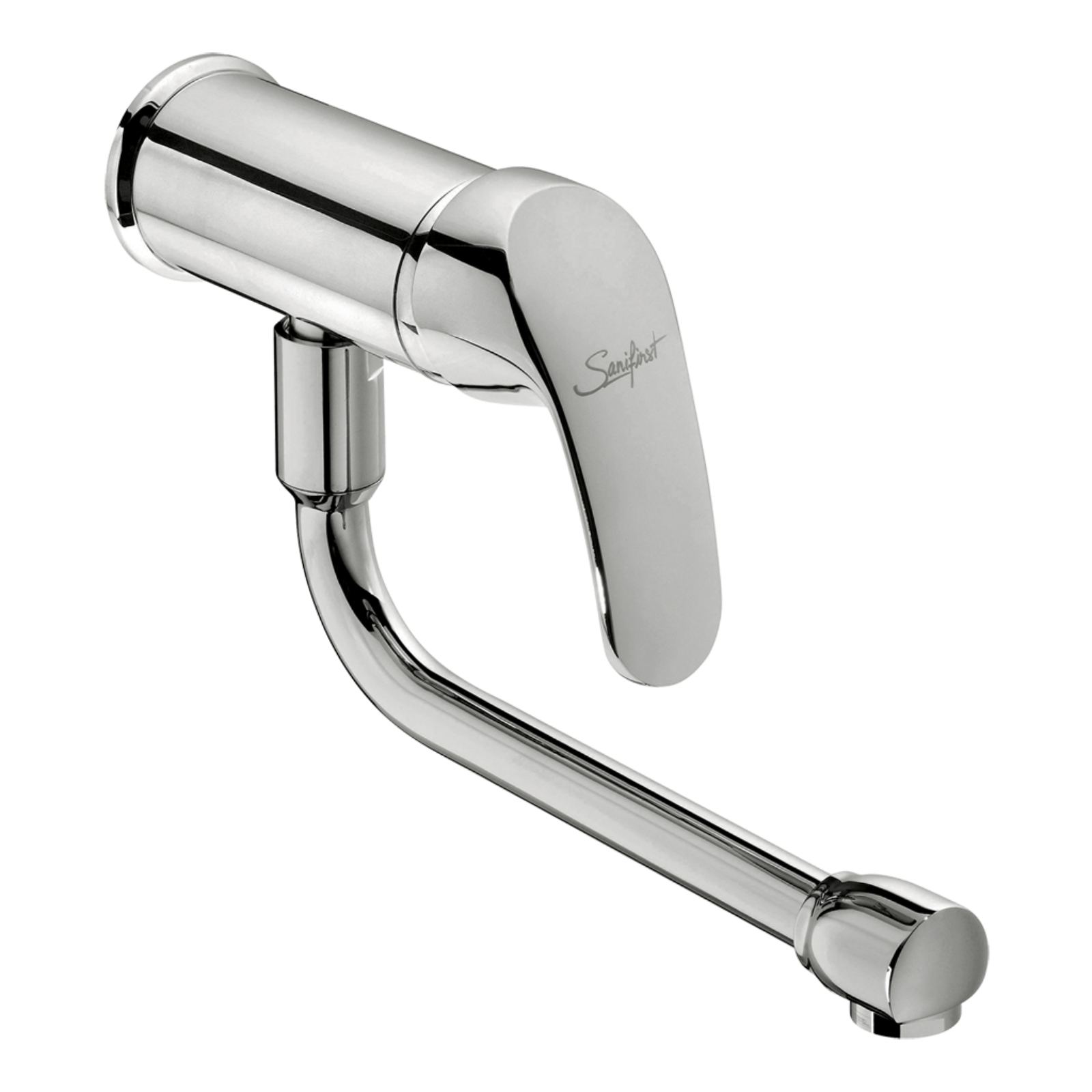 Mitigeur évier mural bec dessous orientable 200 mm SANIFIRST - 75080