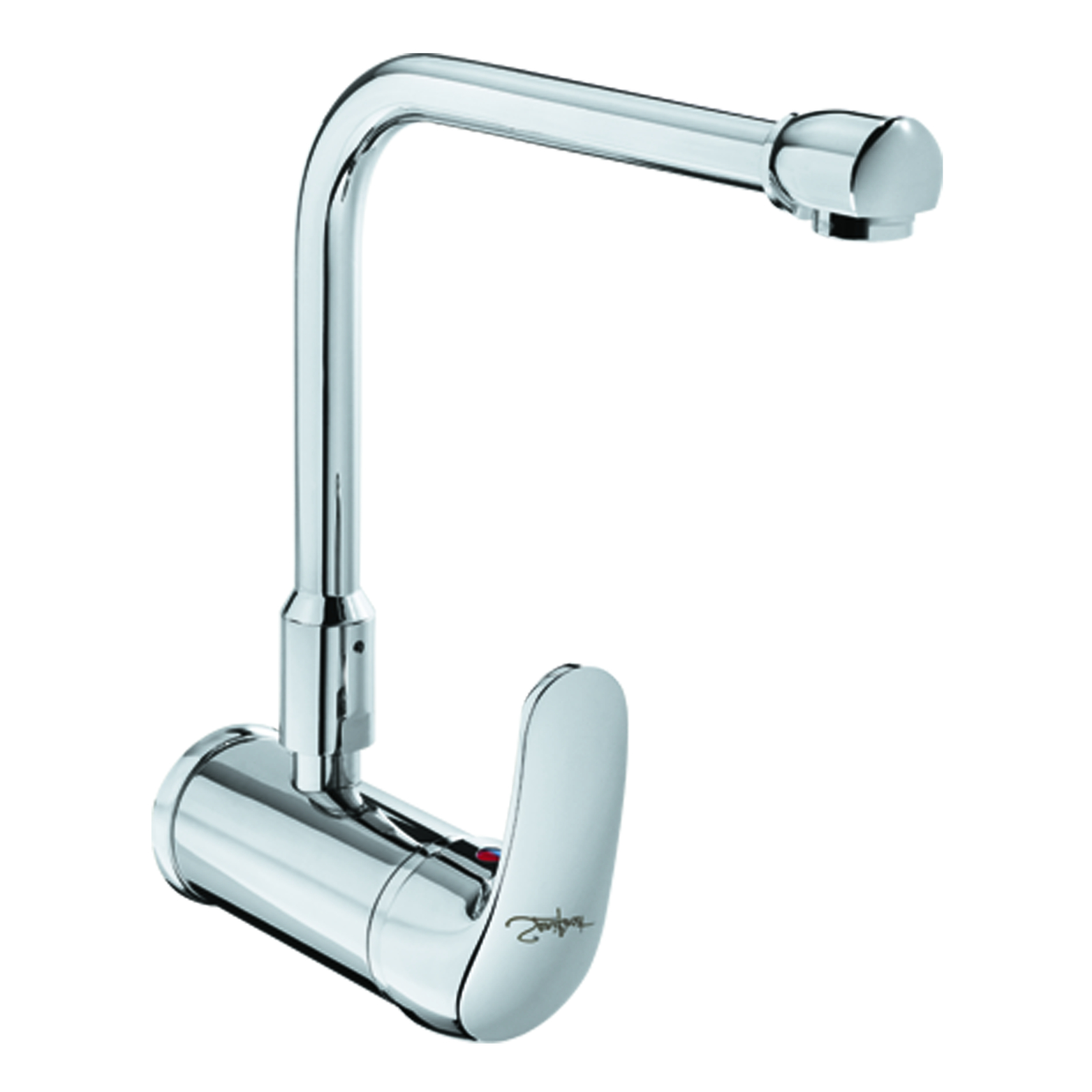 Mitigeur évier mural bec orientable manette haute SANIFIRST - 75082