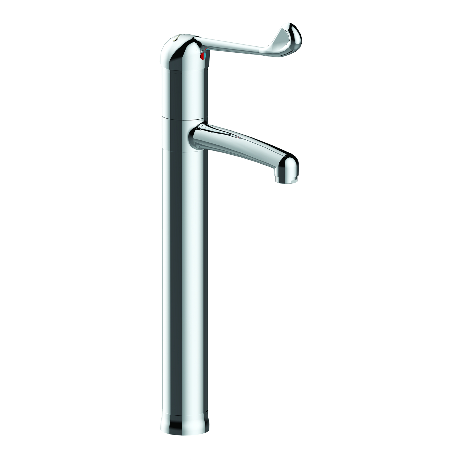 Mitigeur hospitalier céramique Ø40 h300 s150 bec fixe ou orientable SANIFIRST - 75141