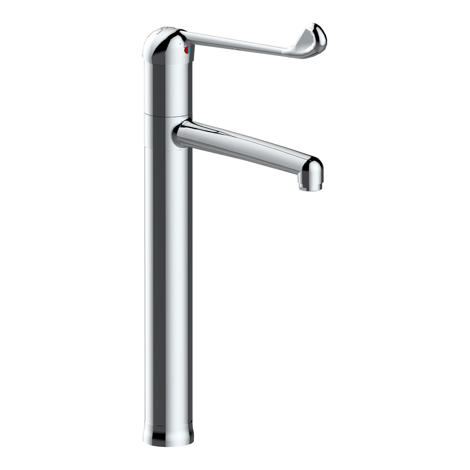 Mitigeur hospitalier céramique Ø40 h300 s200 bec fixe ou orientable SANIFIRST - 75143
