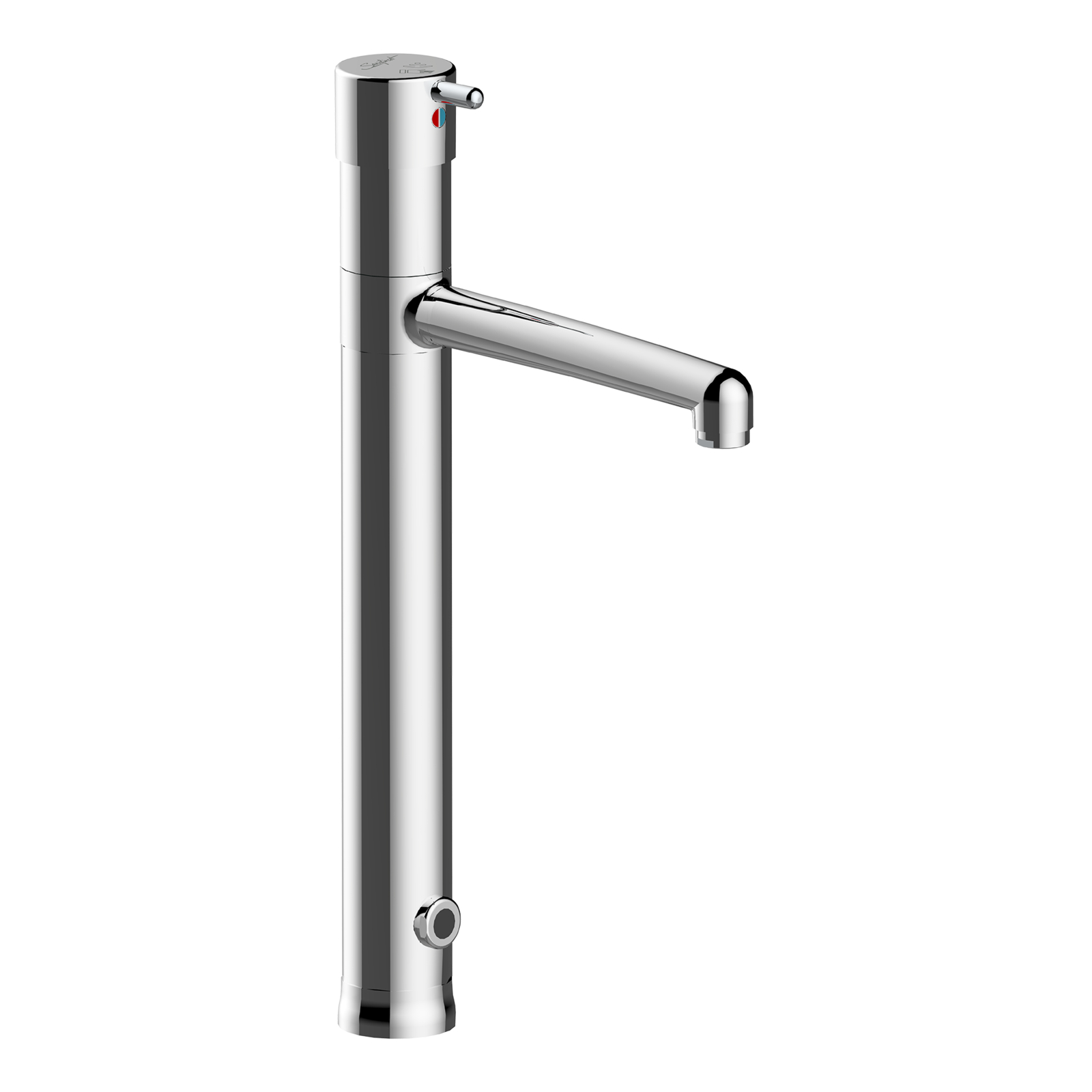 Mitigeur électronique hospitalier hauteur 300 mm saillie 200 mm bec fixe ou orientable pile SANIFIRST - 75175