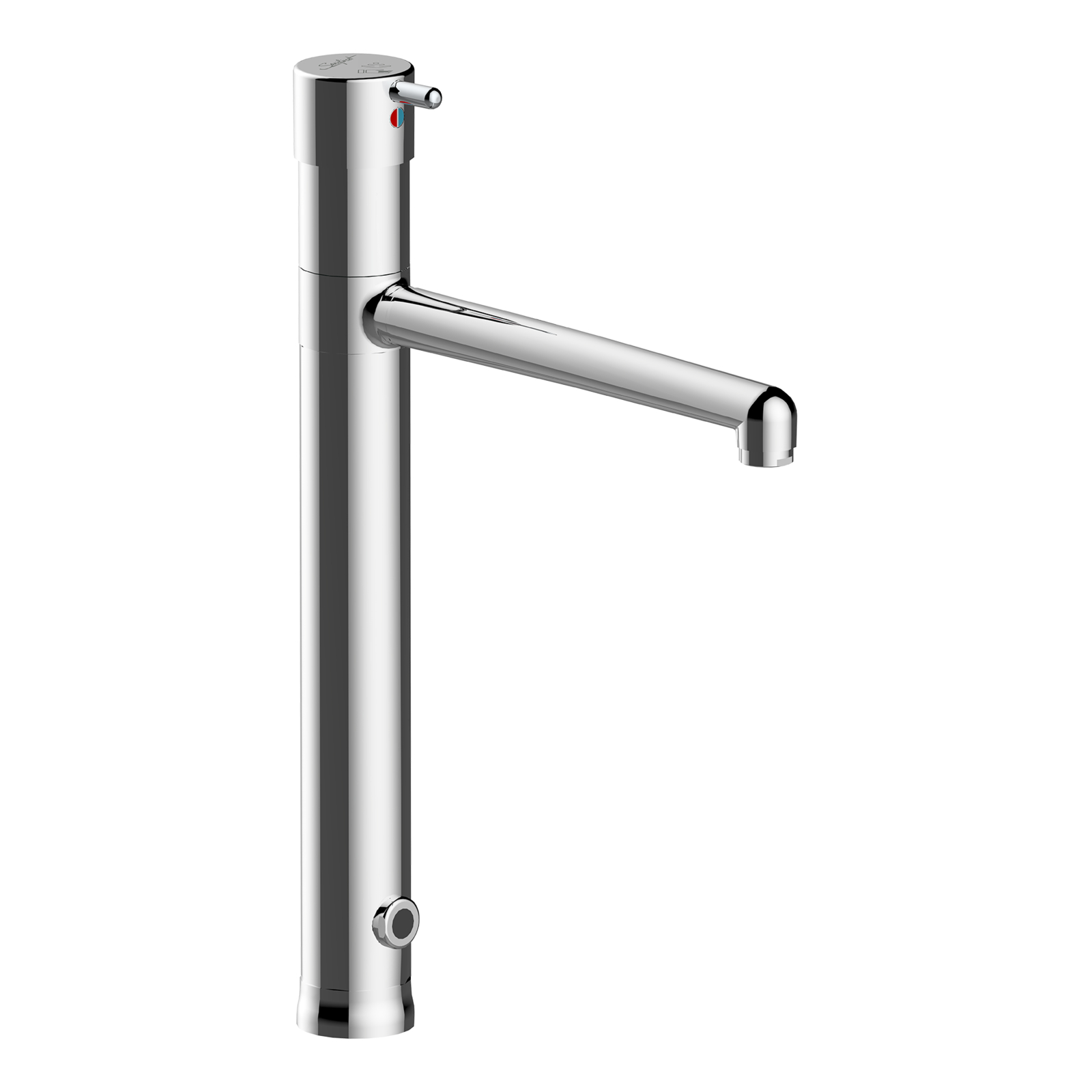 Mitigeur électronique hospitalier bec fixe ou orientable hauteur 300 mm saillie 250 mm pile SANIFIRST - 75177