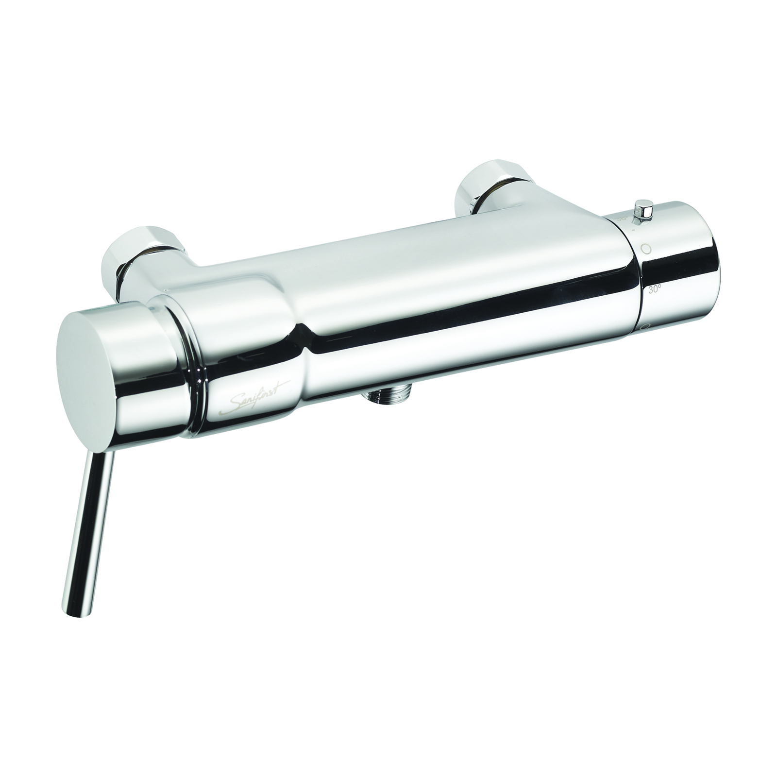 Mitigeur thermostatique douche manette bas butée 38°C logement SANIFIRST - 75308