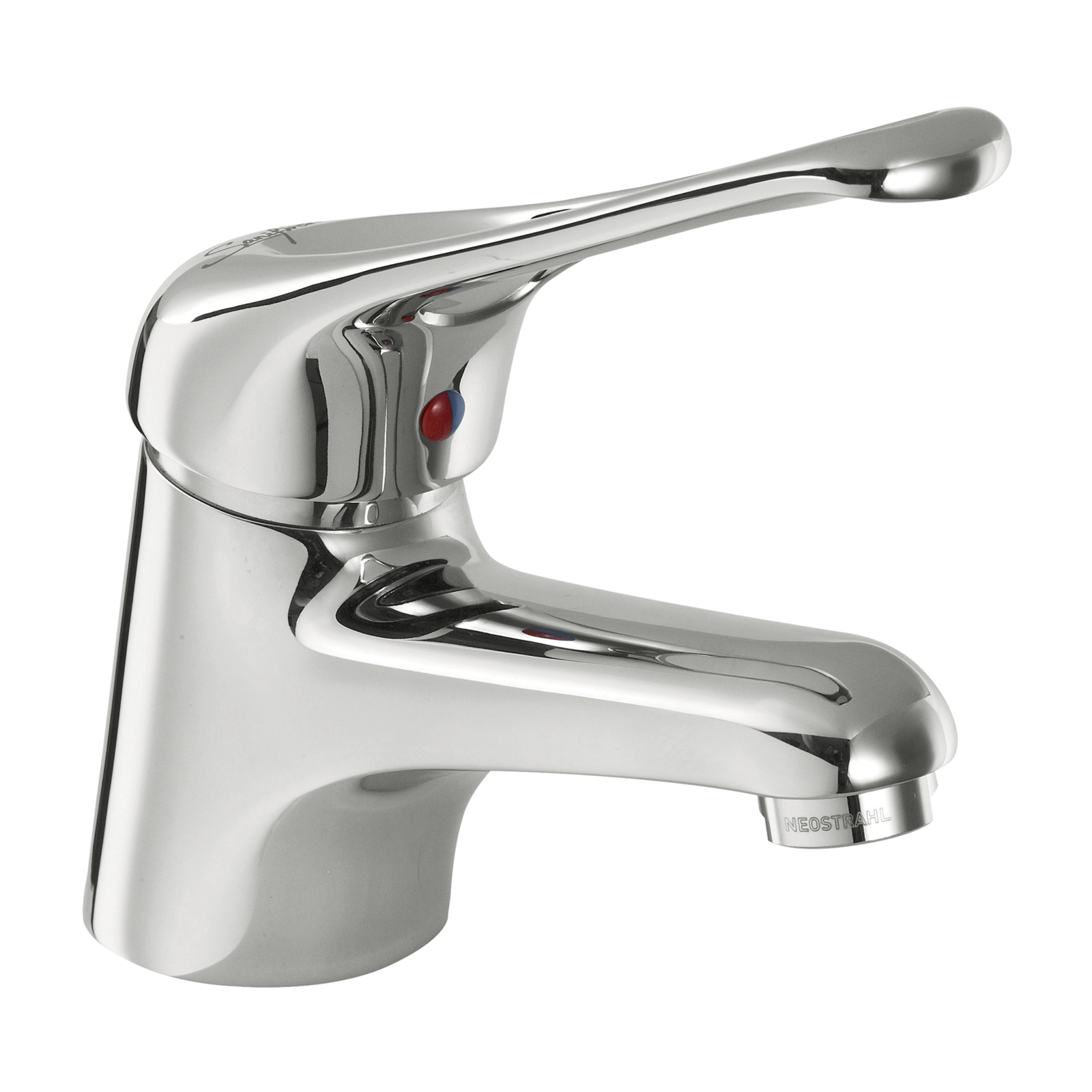 Mitigeur lavabo bec fixe 53,5 mm manette ajourée sans vidage SANIFIRST - 75613