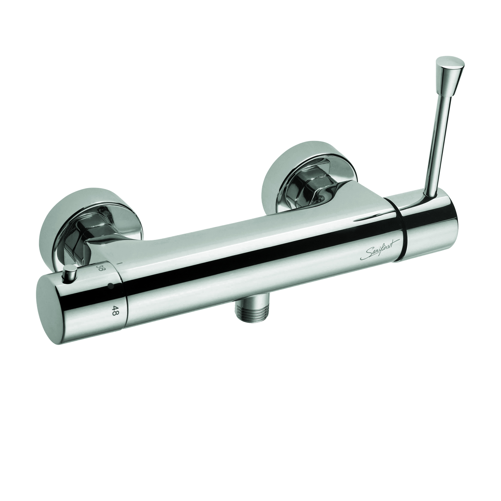 Mitigeur thermostatique douche commande longue entraxe 150 mm SANIFIRST - 75638