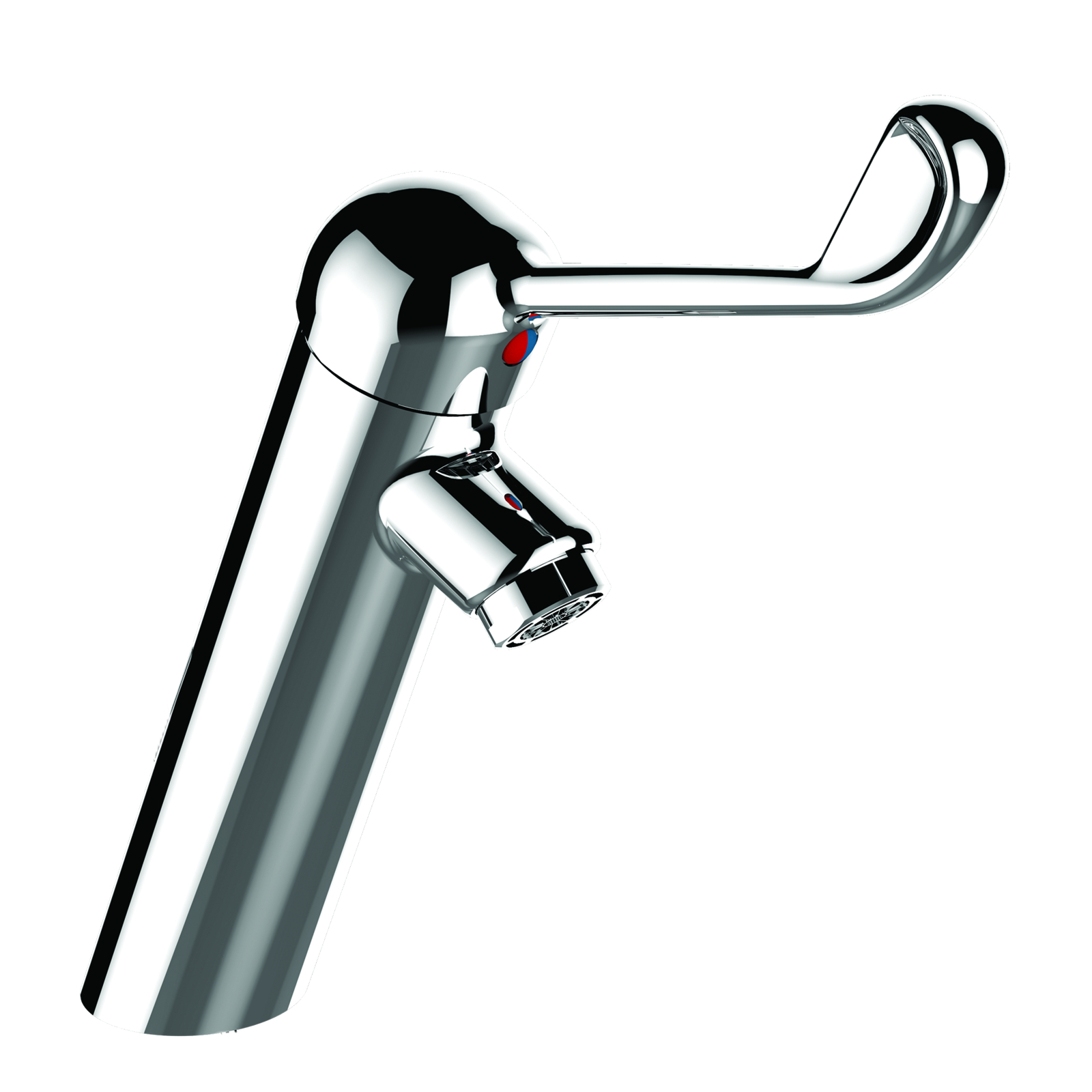 Mitigeur lavabo commande au coude CØ35 h100 mm sans vidage SANIFIRST - 75841