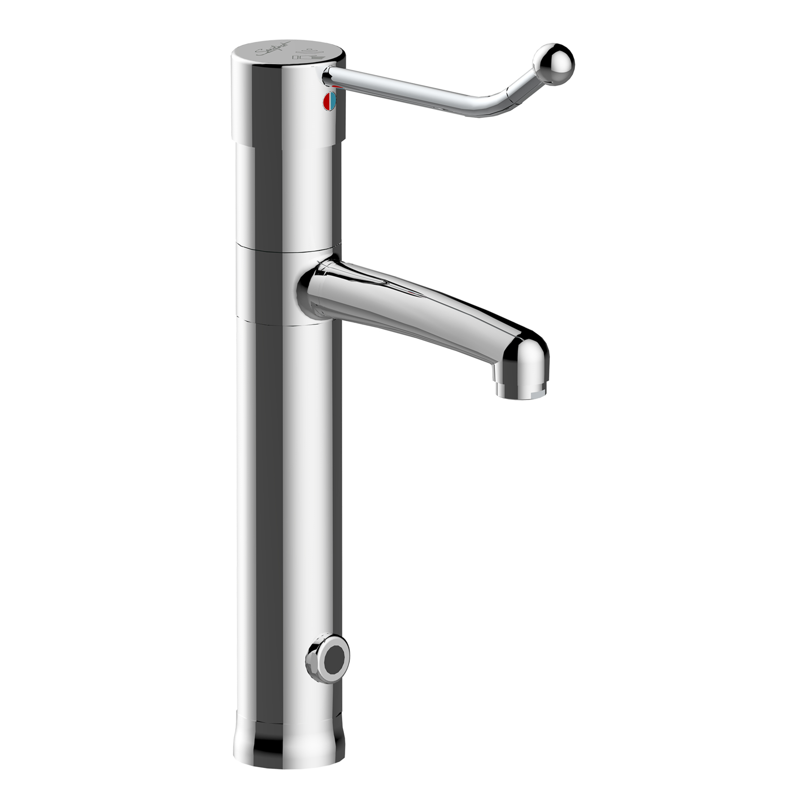 Mitigeur électronique pile h150 saillie 150 mm hauteur bec 200 mm bec fixe ou orientable SANIFIRST - 75873