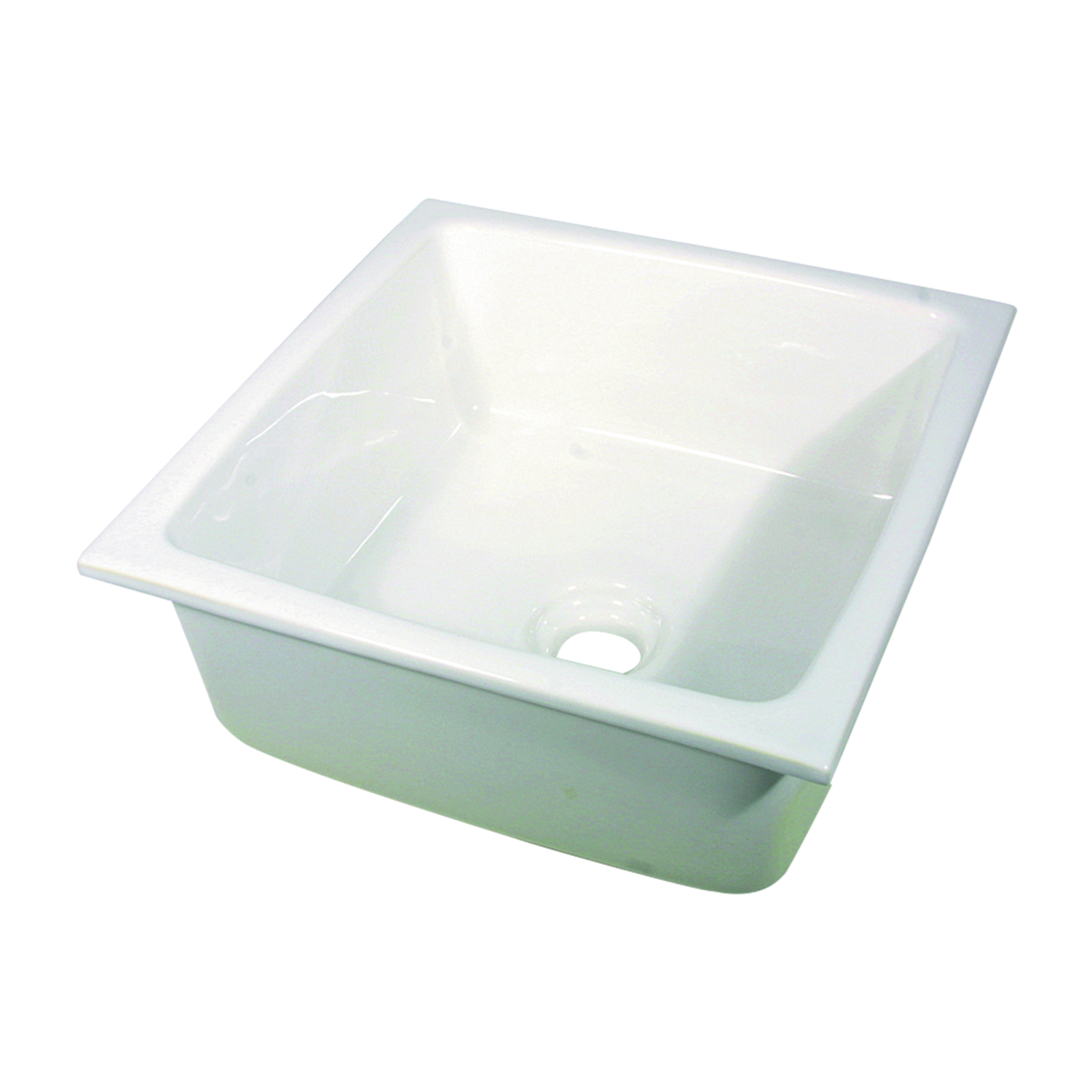 Cuve céramique 300 x 300 mm à encastrer avec grille sans trop plein SANIFIRST - 76217