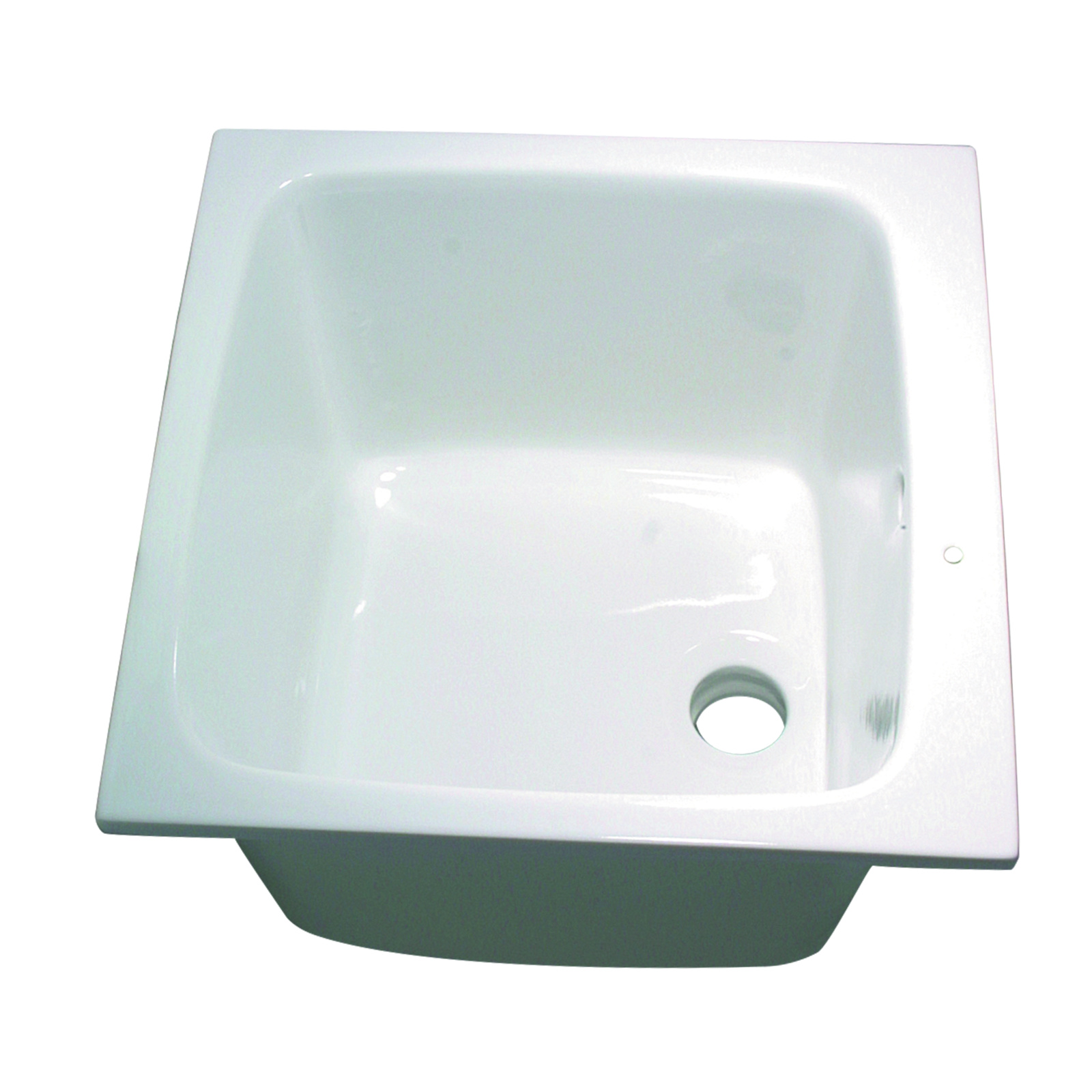 Cuve céramique 450 x 450 mm à encastrer avec trop plein SANIFIRST - 76219
