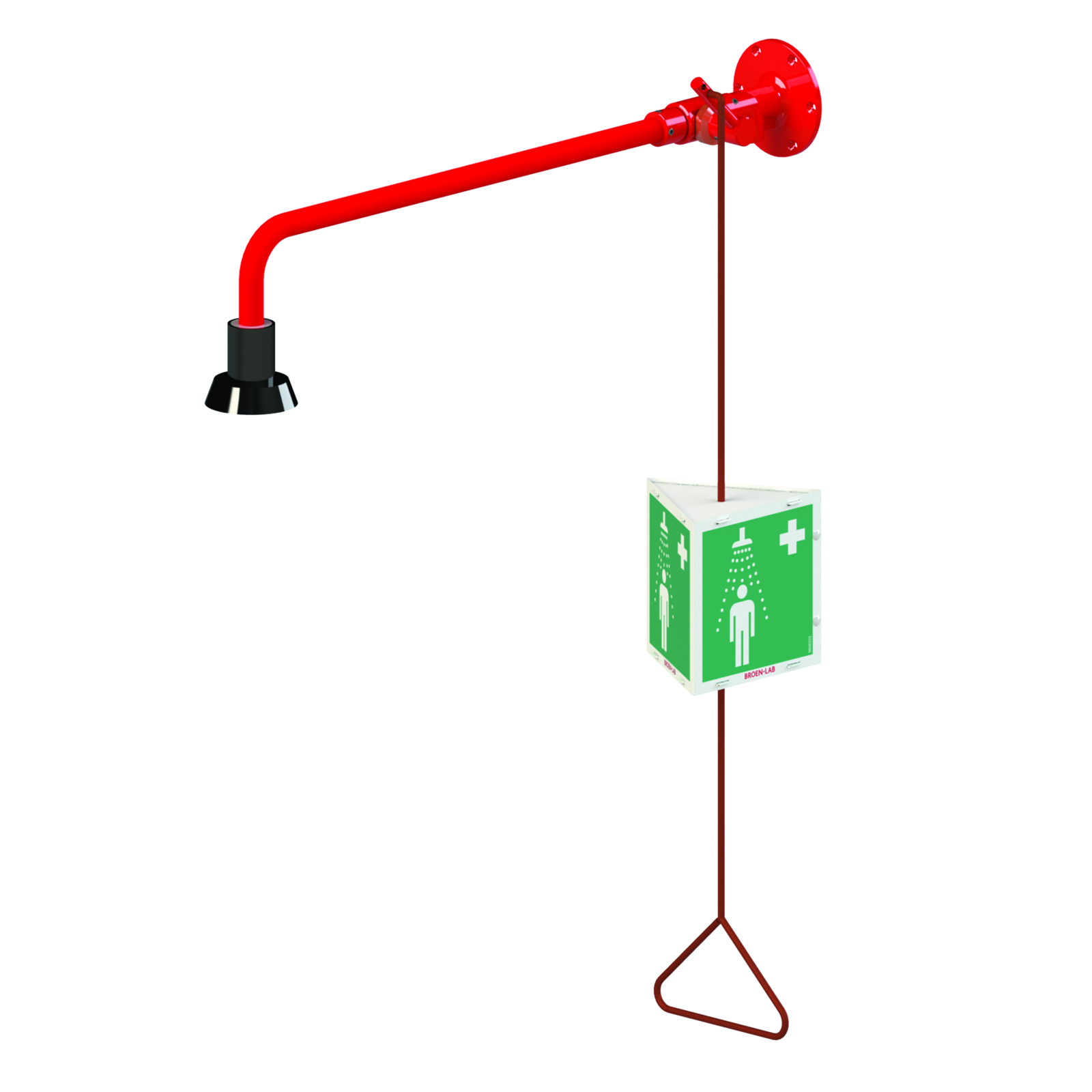 Douche de sécurité 1 tête alimentation apparente 1/2 PRESTO - 85755