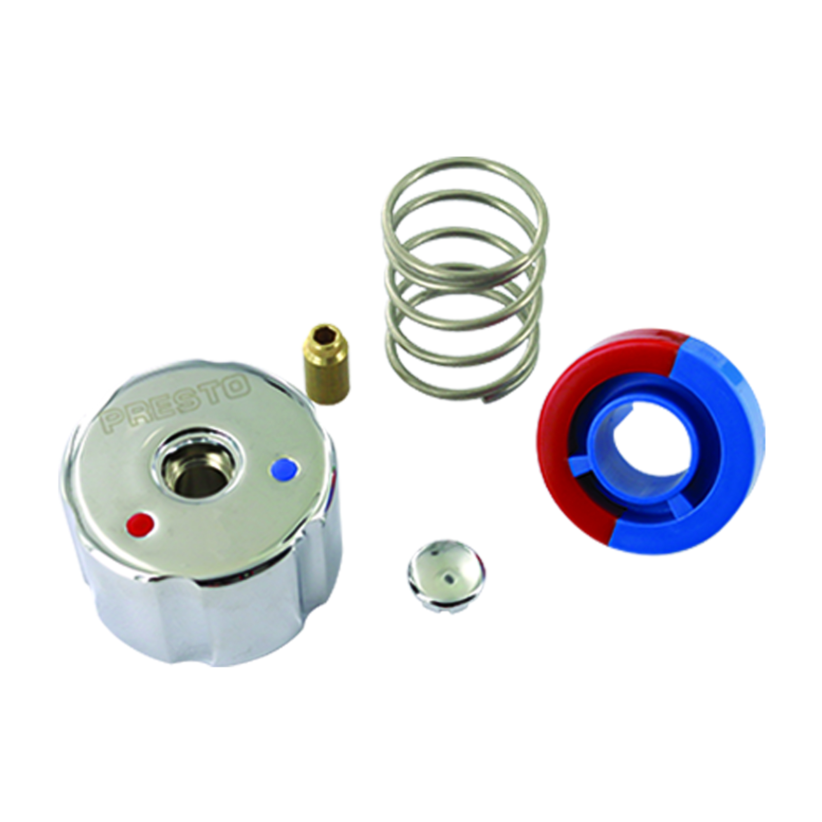 Bouton mitigeur lavabo chromé 4000S PRESTO - 90245