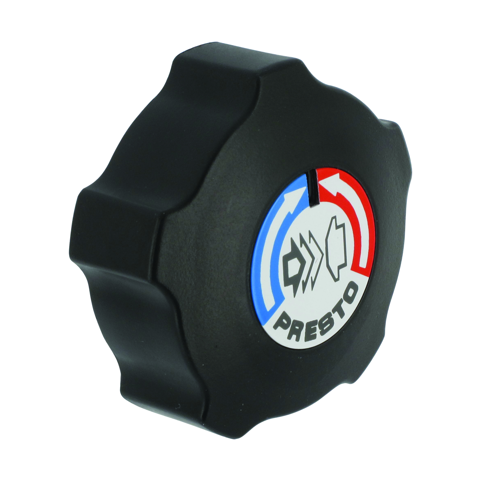 Volant mitigeur douche bouton noir pastille PRESTO - 90540