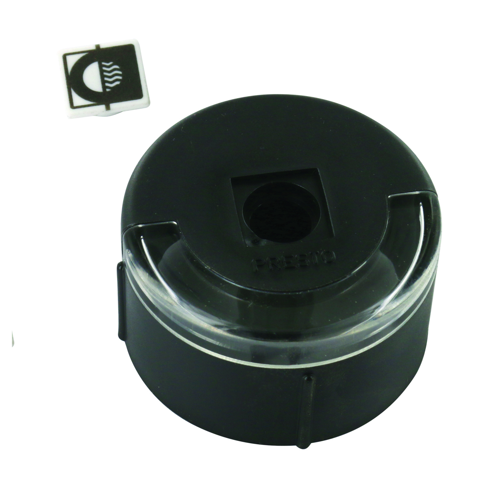 Bouton mitigeur lavabo noir 4000S avec insert PRESTO - 90880
