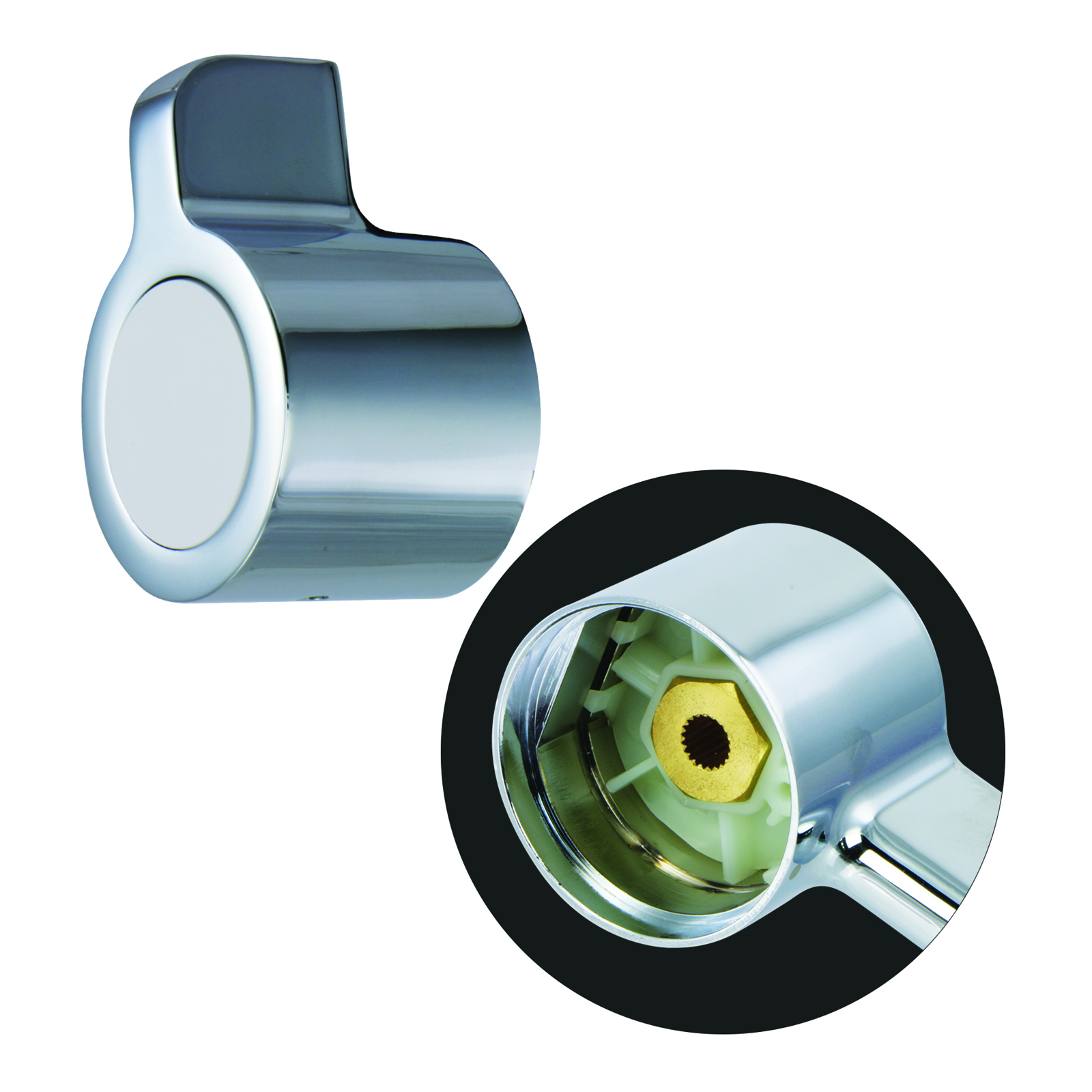 Manette débit ergot haut pour lavabo Mastermix SANIFIRST - 93098