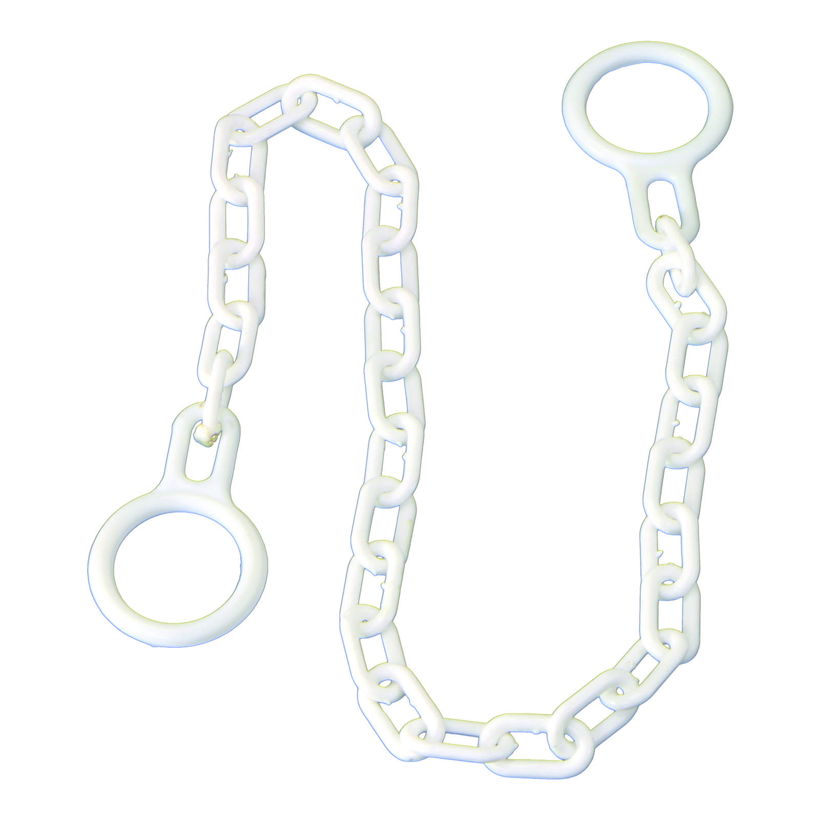 Chaînette blanche 540 mm avec 2 anneaux SANIFIRST - 93277