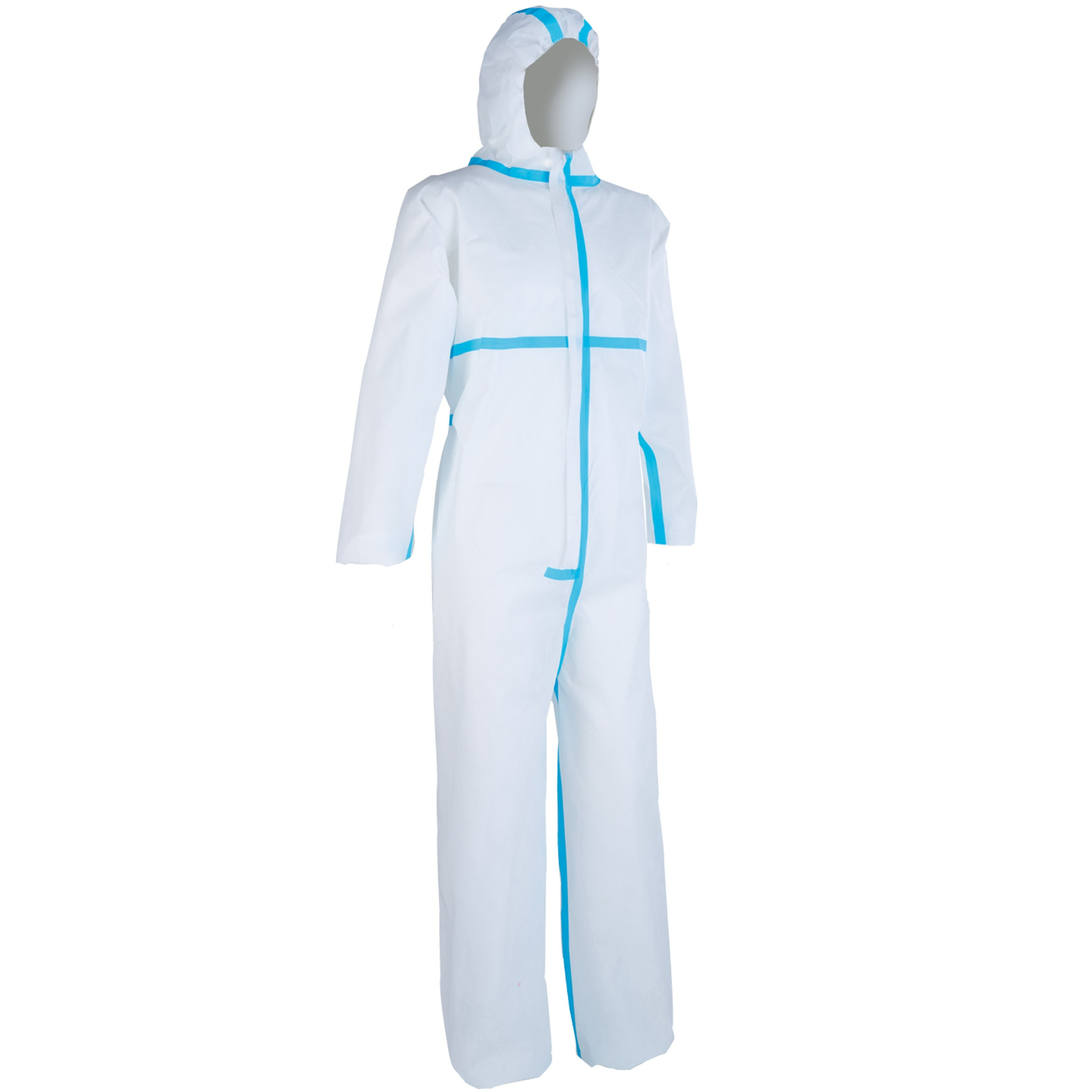 Combinaison poly blanc adsf bleu taille XXL SINGER - PLY50005