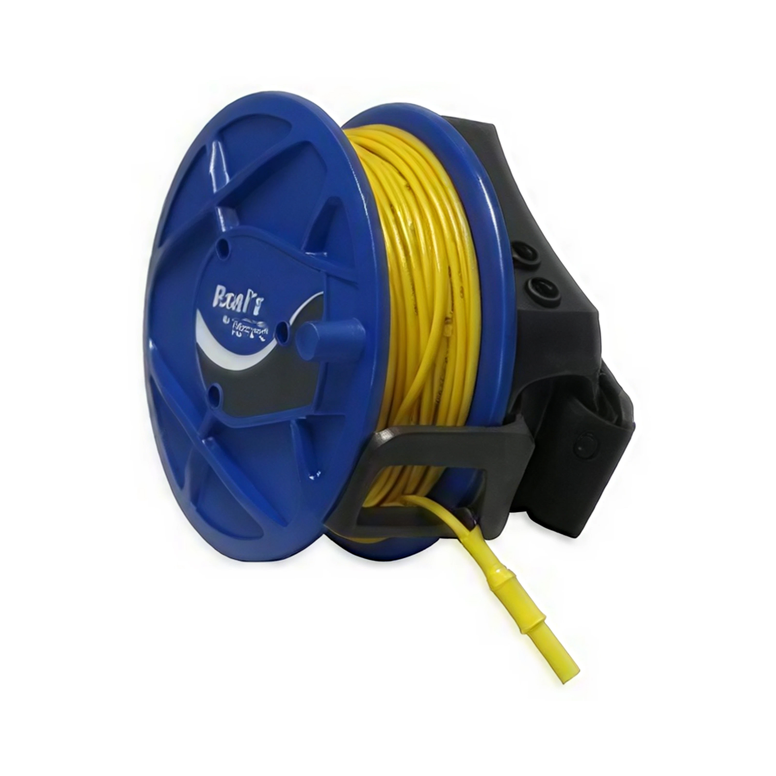 Enrouleur à main 1 fiche mâle 4mm - 50m RADIODETECTION - 04/H-REEL2310-50-12A-PVC