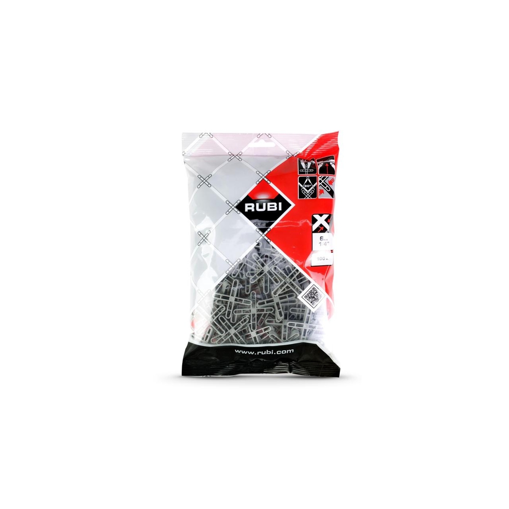 Croisillons 6 mm 100 unités RUBI - 02036