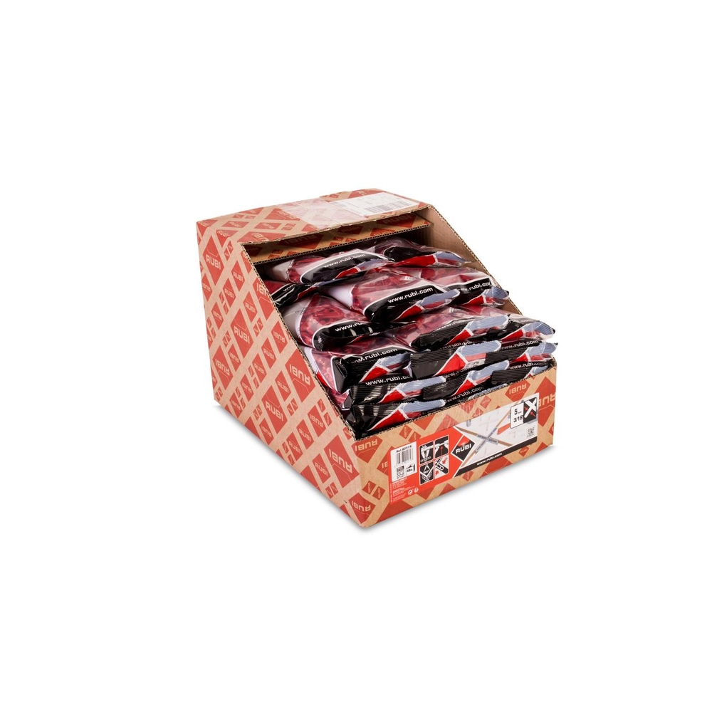 Cales 5 mm 500 par sachet - 48 sachets Display box RUBI - 02279