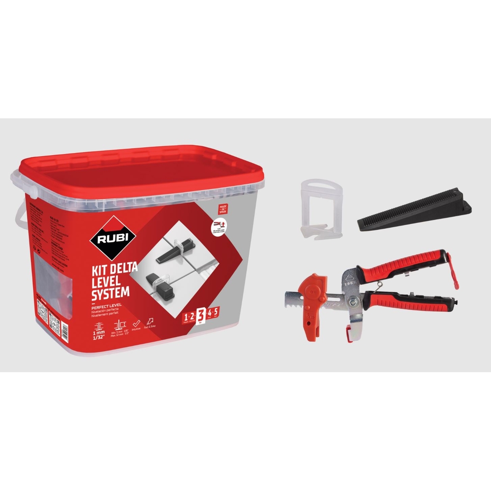 Kit Delta Level System bride 1mm V4 - RUBI - 03956