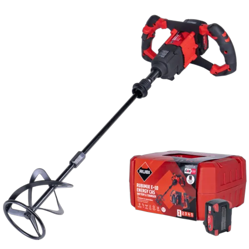 Malaxeur électronique Rubimix E-10 energy CAS avec batterie & chargeur RUBI - 26570